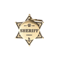 Myfamily Bronx Sheriff Star ID Tag in English Brass