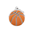 Myfamily Charms Big Basketball ID Tag