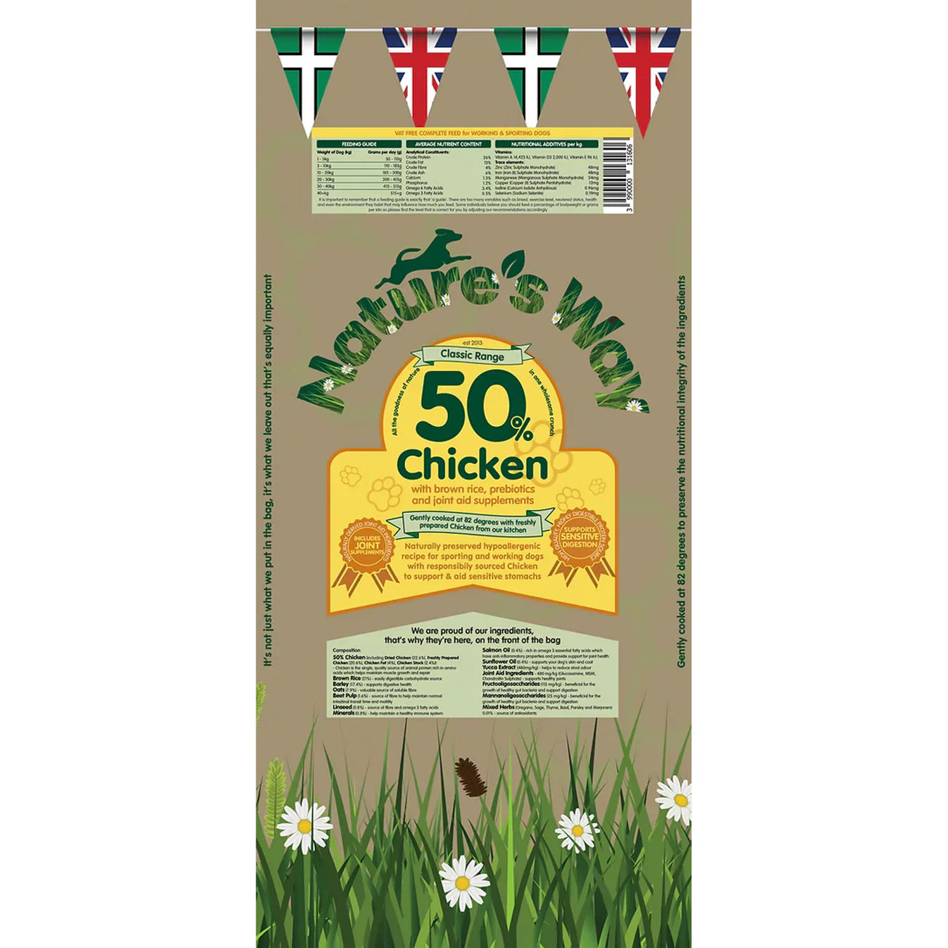 Natures Way Classic Adult 50% Chicken & Brown Rice Recipe