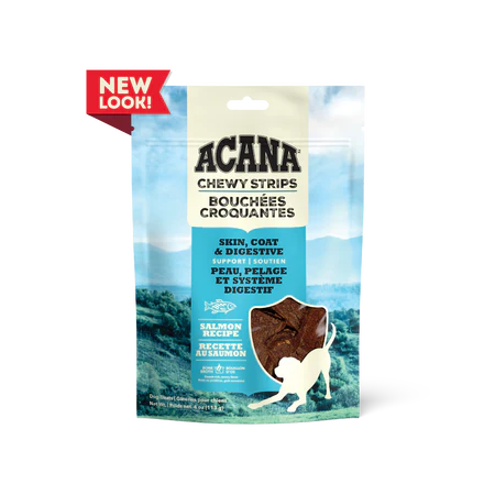 Acana Chewy Strips, Salmon Recipe Dog Treats
