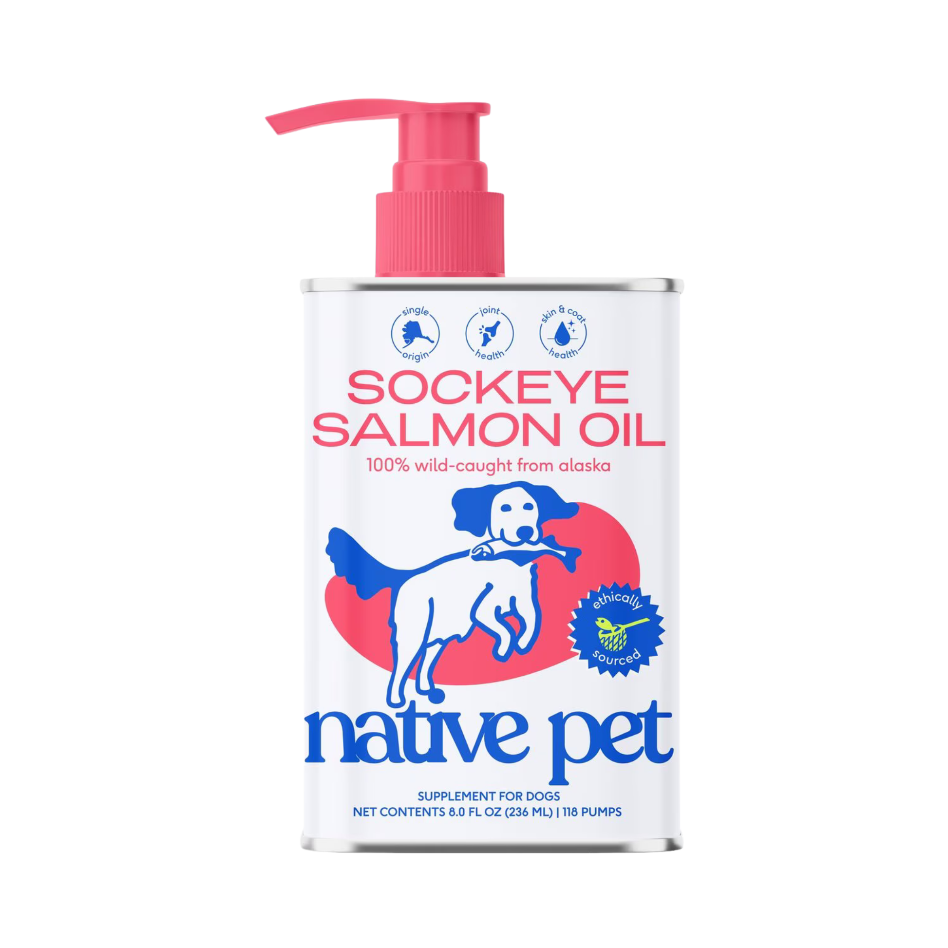 Native Pet Sockeye Salmon Oil