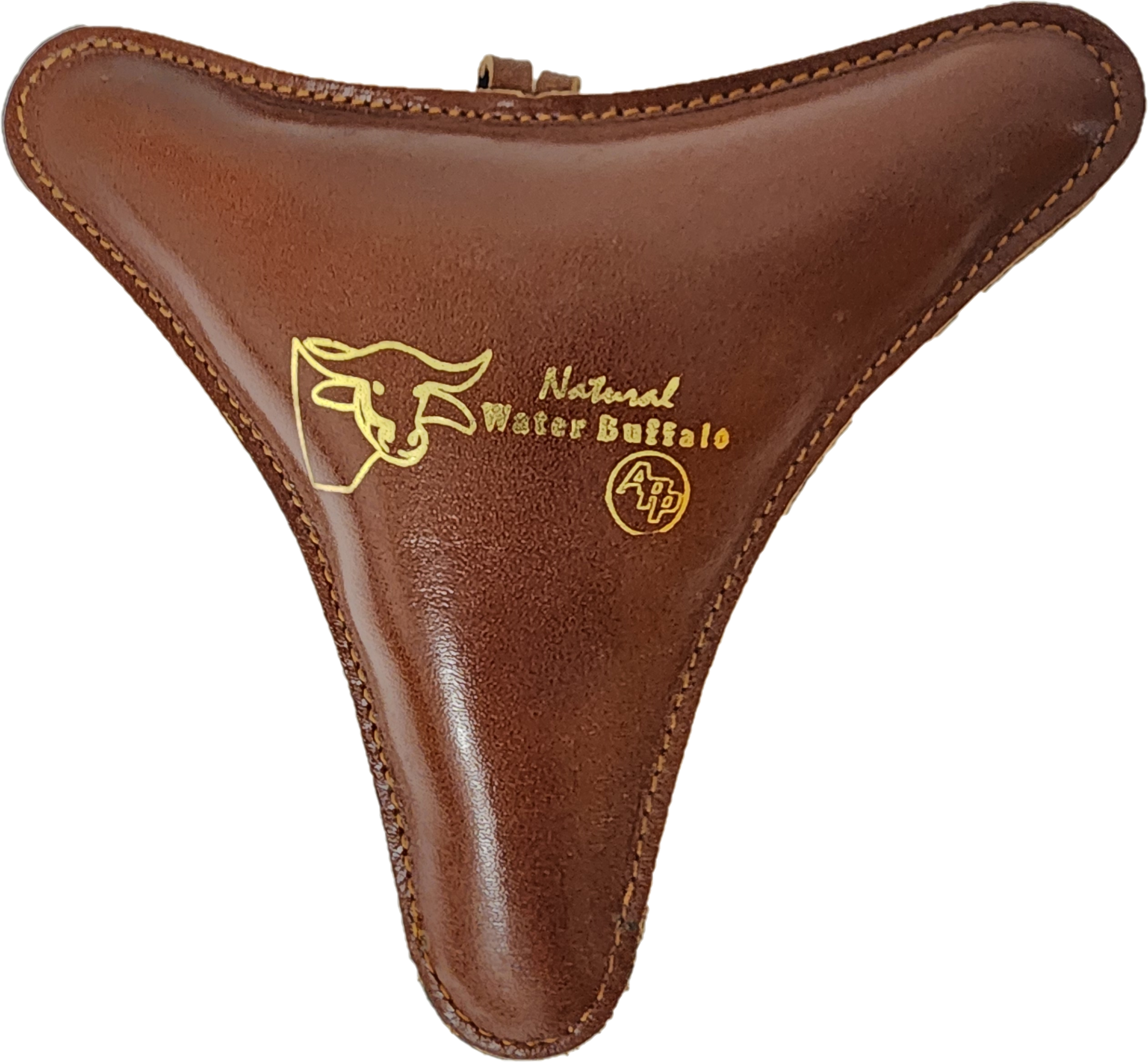 Natural Leather Dog Toy Triangle – Water Buffalo Chew Toy with Coconut Fiber | Heavy Duty, Eco-Friendly, Durable