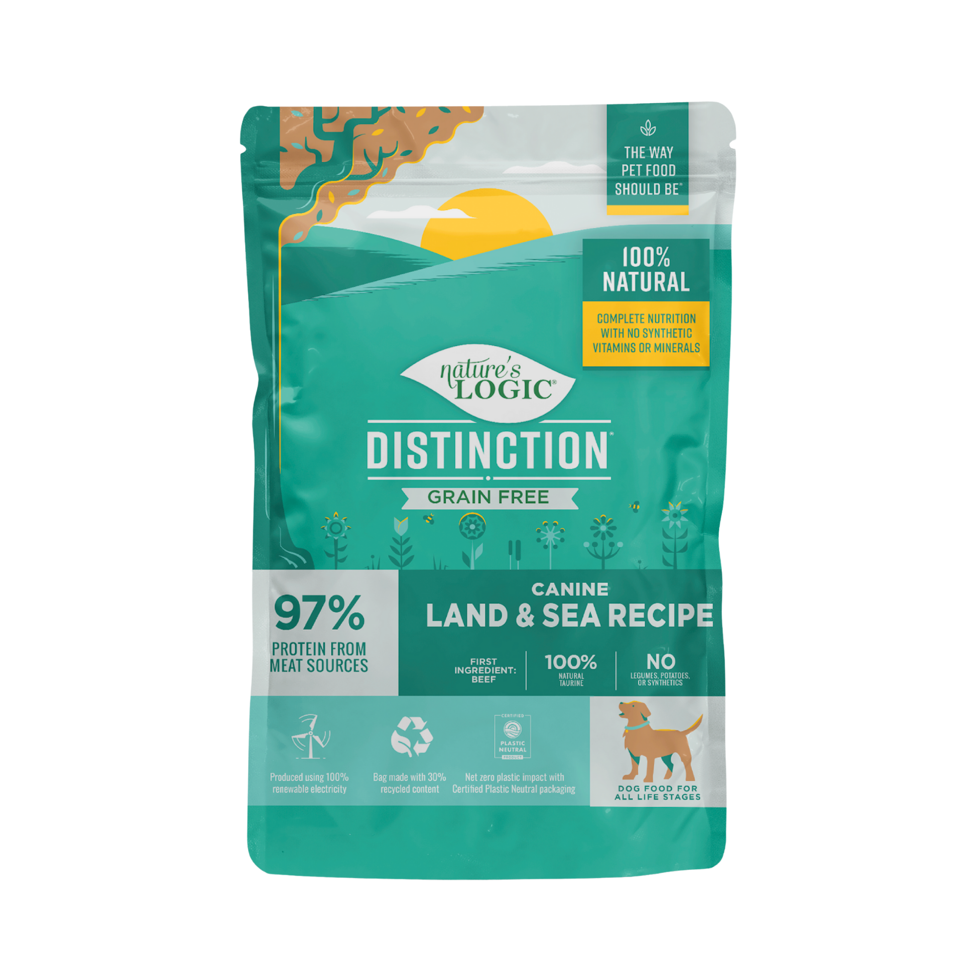 Nature's Logic Distinction Canine Land & Sea Recipe Dry Dog Food