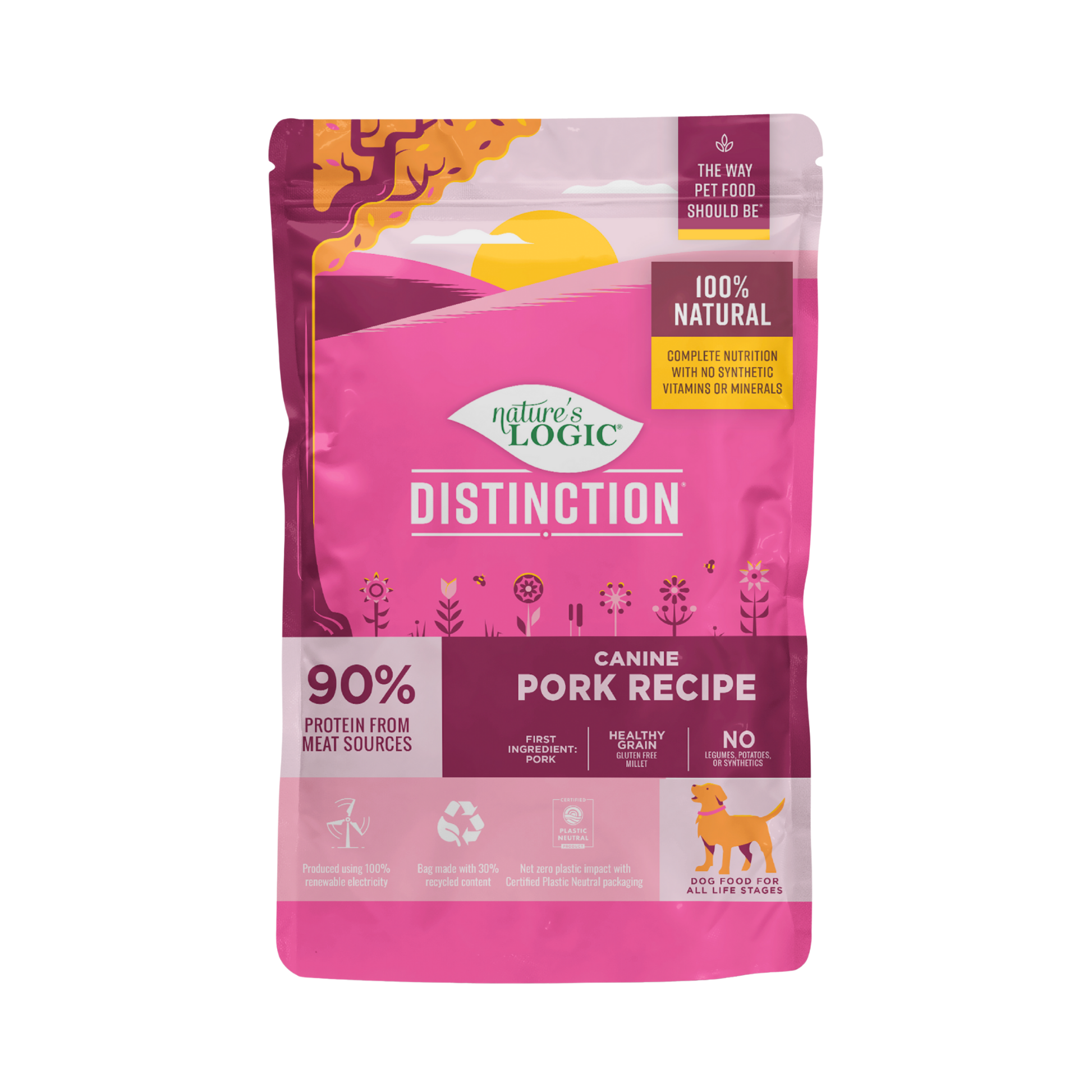 Nature's Logic Distinction Canine Pork Recipe Dry Dog Food