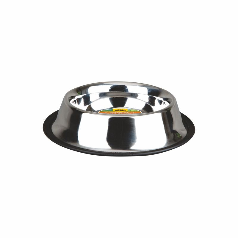 Non-Skid Stainless Steel Pet Bowl – Durable, Rustproof, Stylish Colors & Sizes for Dogs & Cats (8oz–160oz)