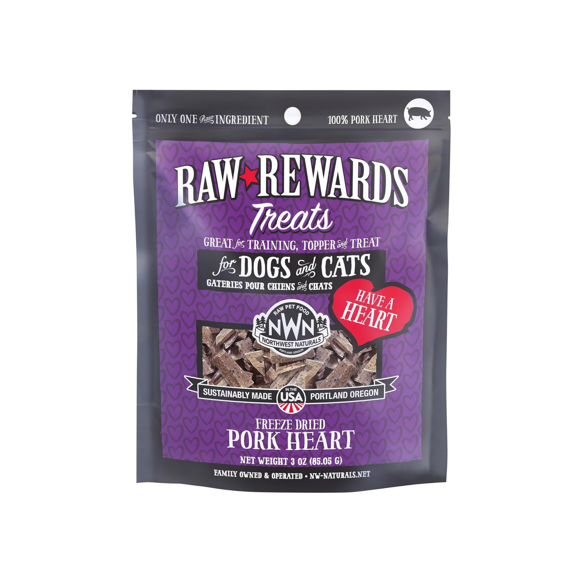 Northwest Naturals Raw Rewards Freeze-Dried Treats for Dogs & Cats