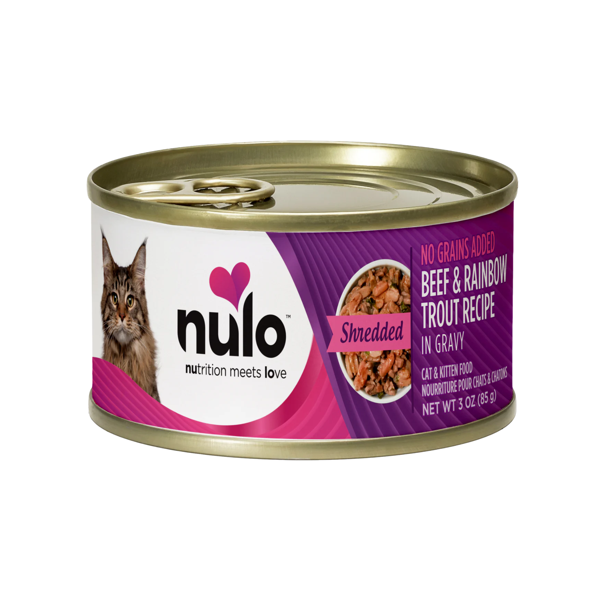 Nulo Shredded Beef & Rainbow Trout Recipe In Gravy