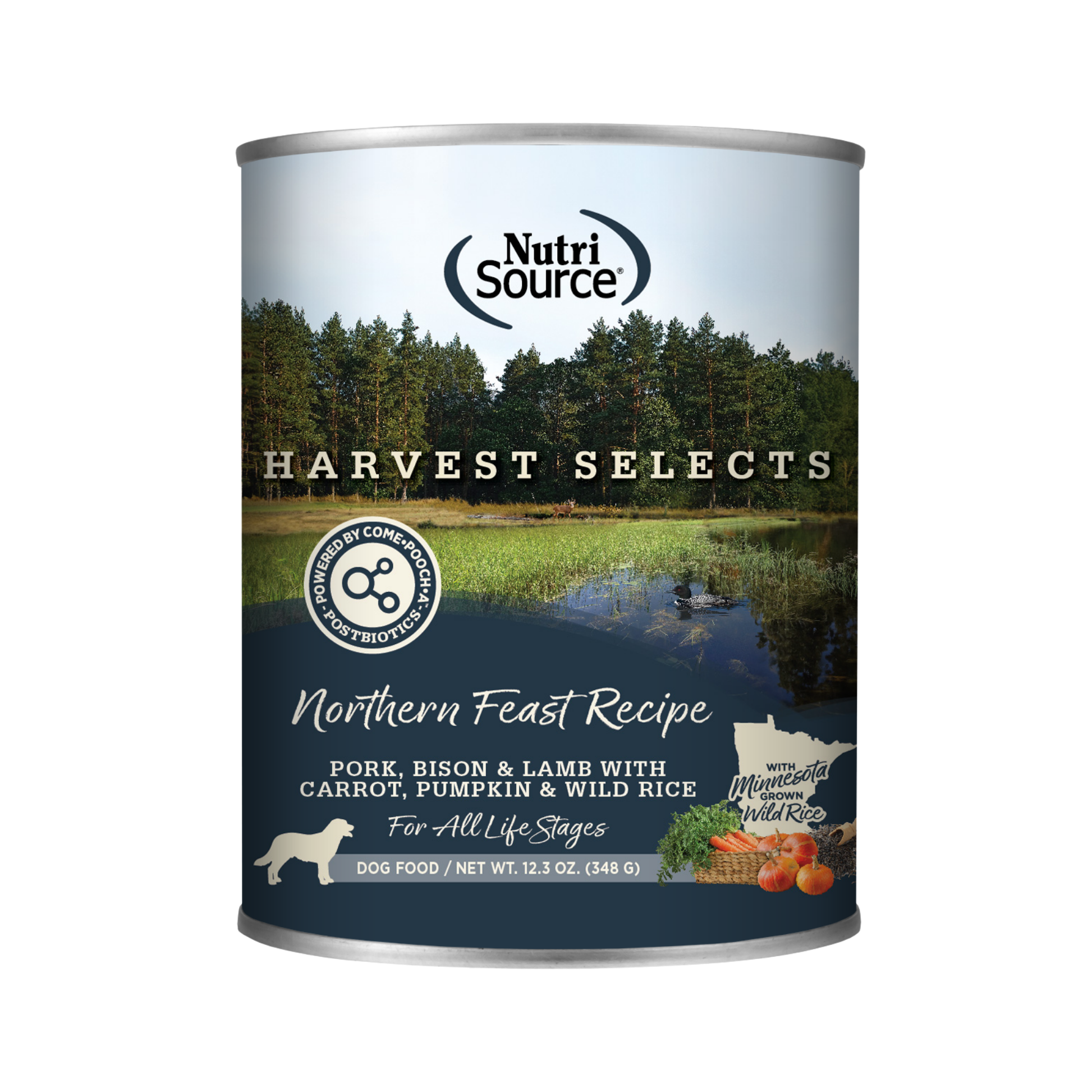 NutriSource Northern Feast Recipe Harvest Selects Wet Dog Food