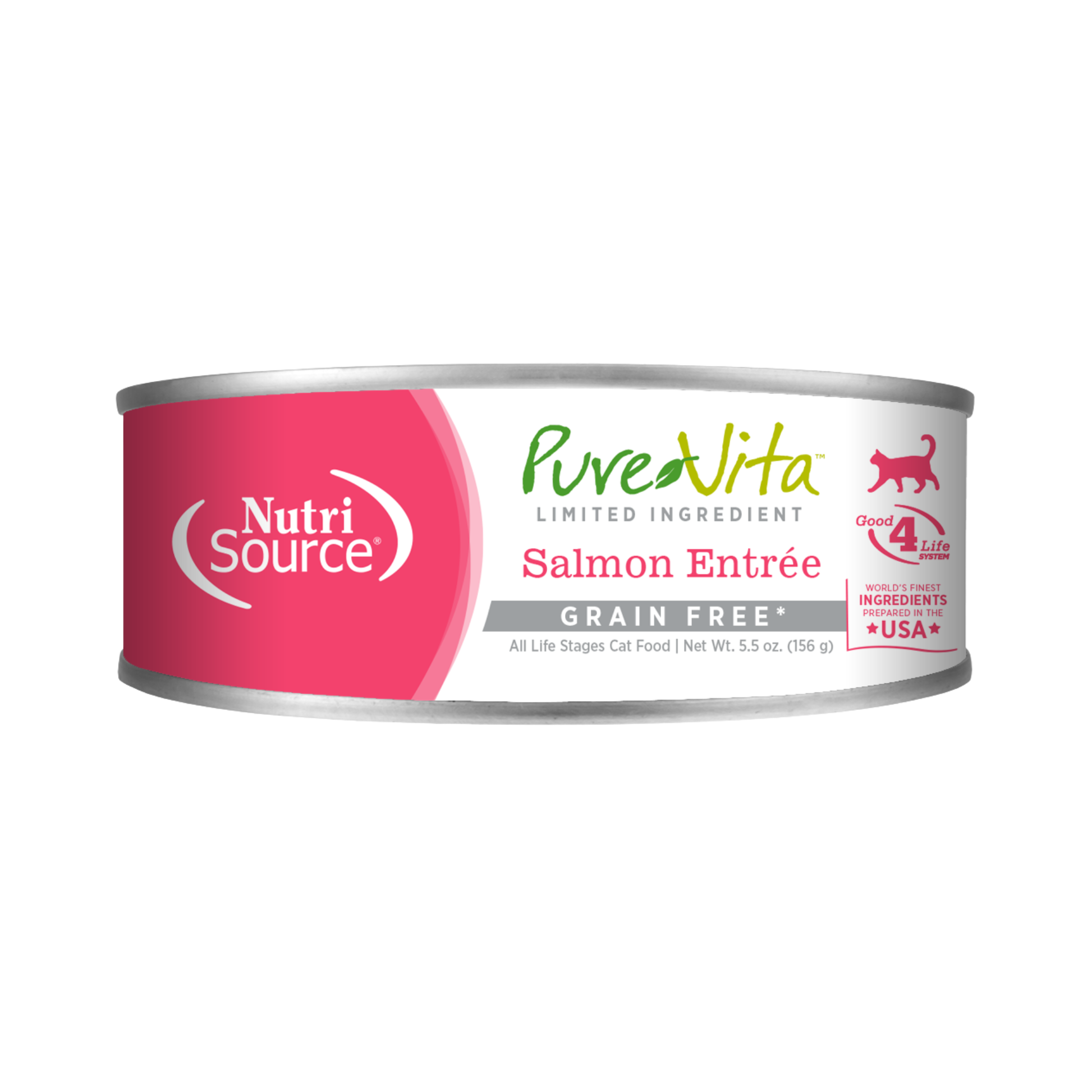 NutriSource PureVita Salmon Entrée Limited Ingredient Wet Cat Food