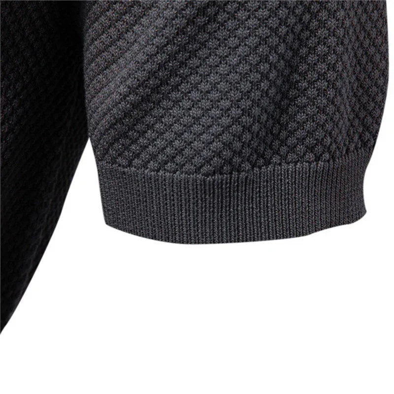 Men's Woolen Summer Short Sleevee Polo Shirt