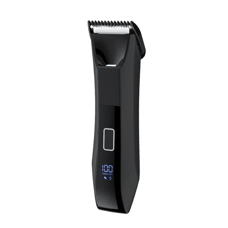 Men's Body Hair Armpit Chest Beard Private Parts Groin Pubic Hair IPX7 Waterproof Trimmer