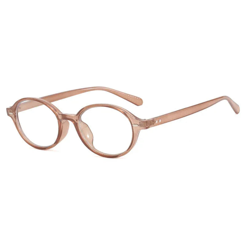 Women's Fashion Retro Literary Plain Glasses
