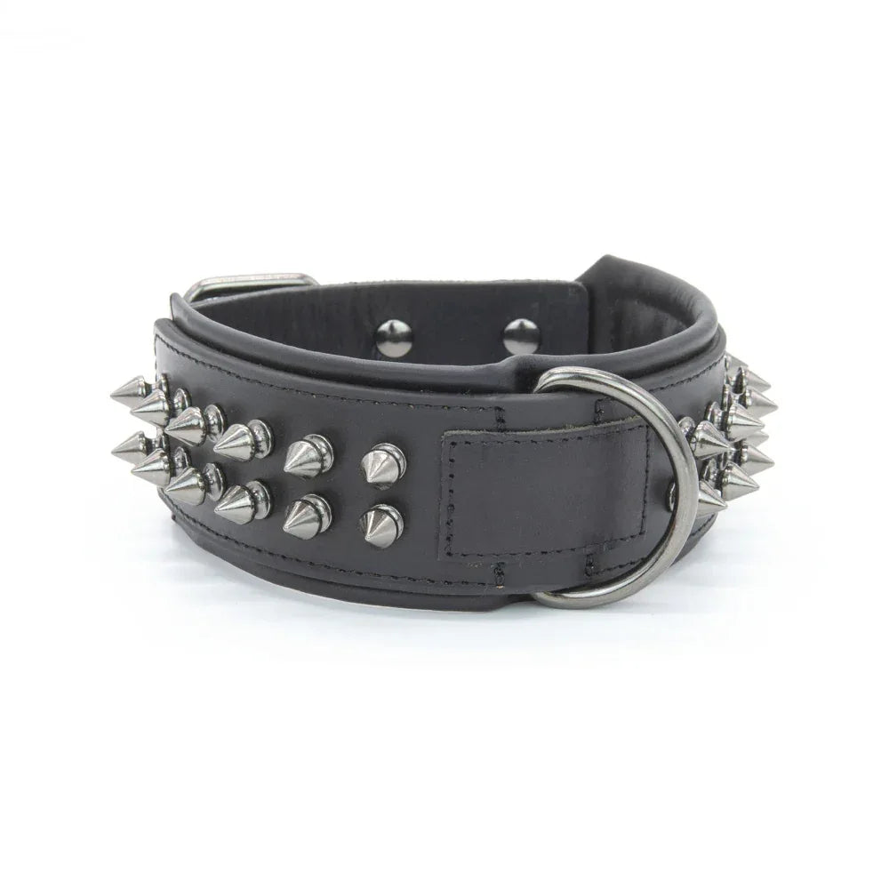 Pet Leather Collar Dog Bandana