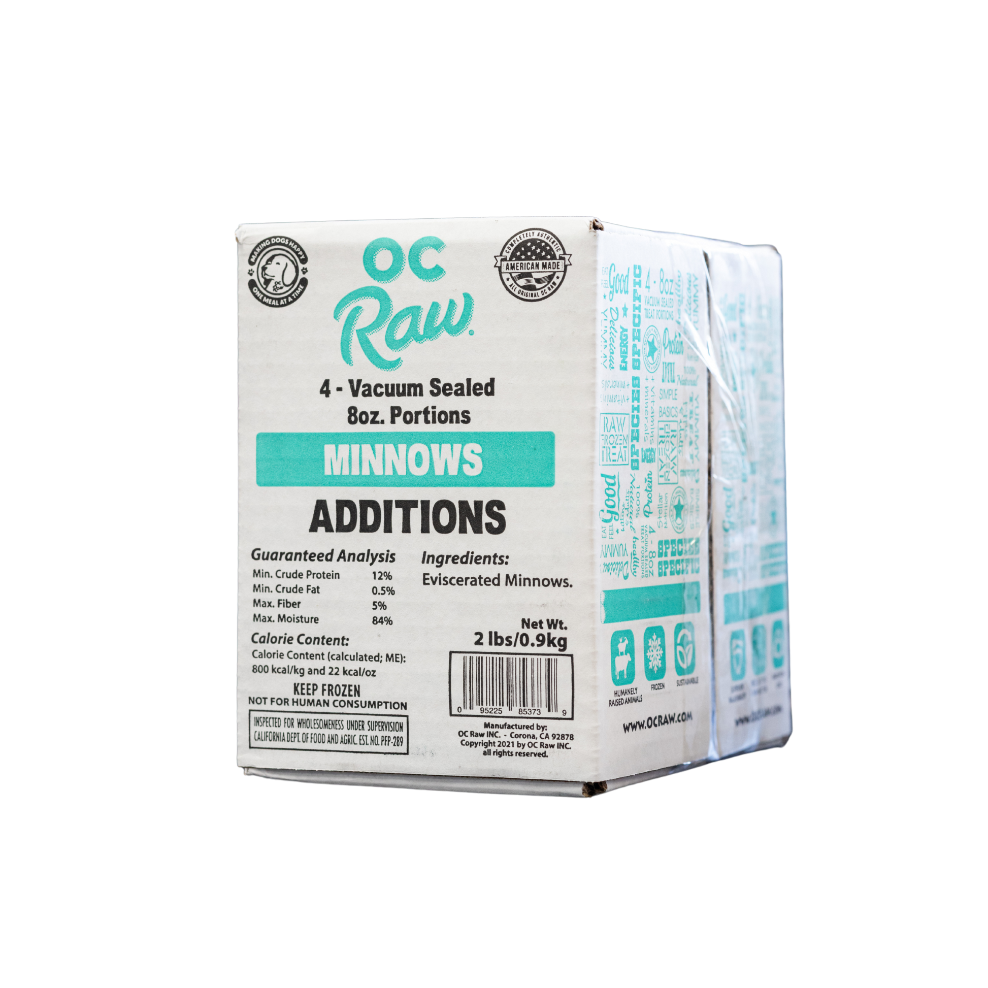 OC Raw Minnows Bulk Box