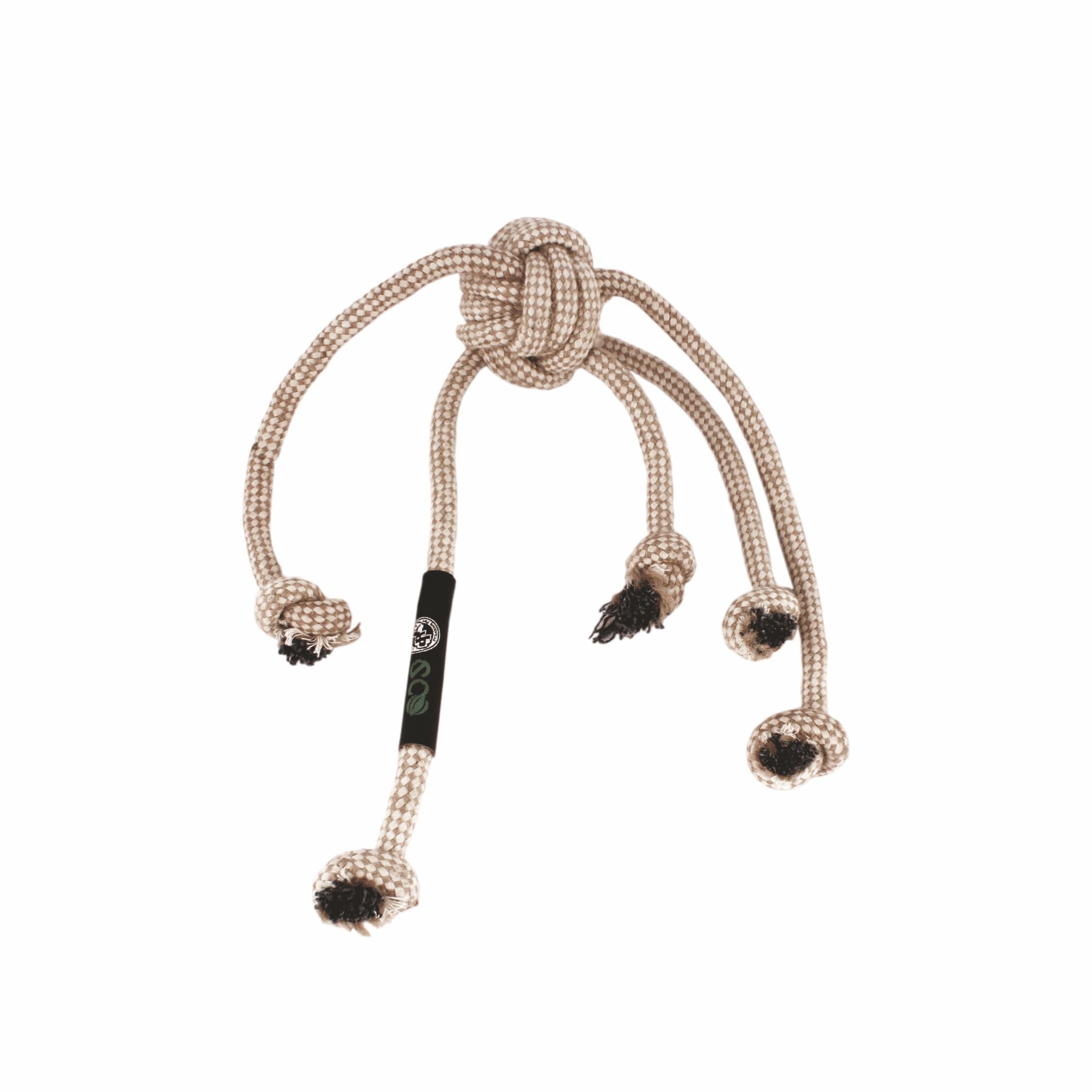 Eco-Friendly Cotton Jute Octopus Rope Dog Toy – Tug & Throw Pet Toy for Chewing, Playing & Dental Health