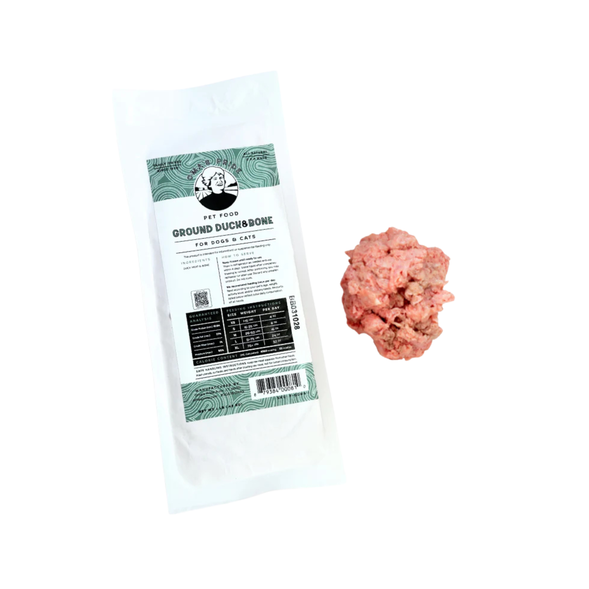 Oma's Pride Duck Blend for Dogs & Cats