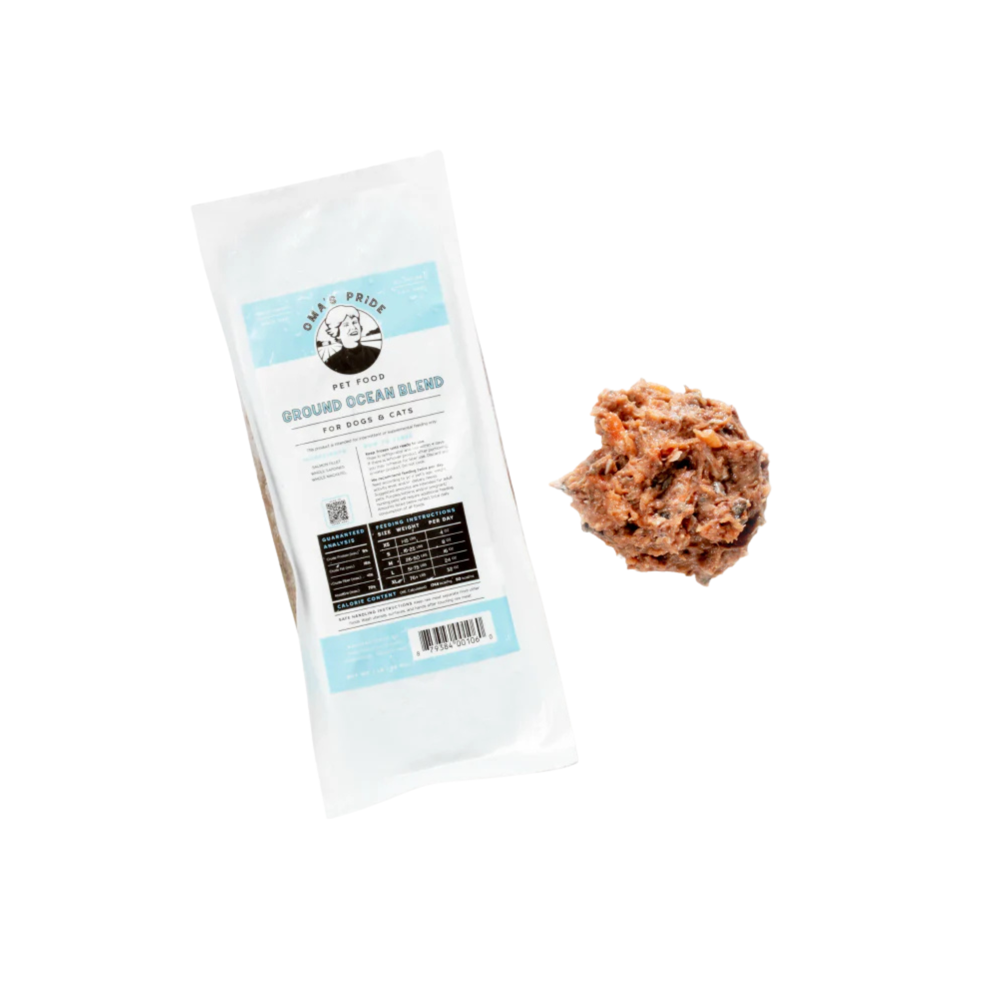 Oma's Pride Ground Ocean Blend for Dogs & Cats
