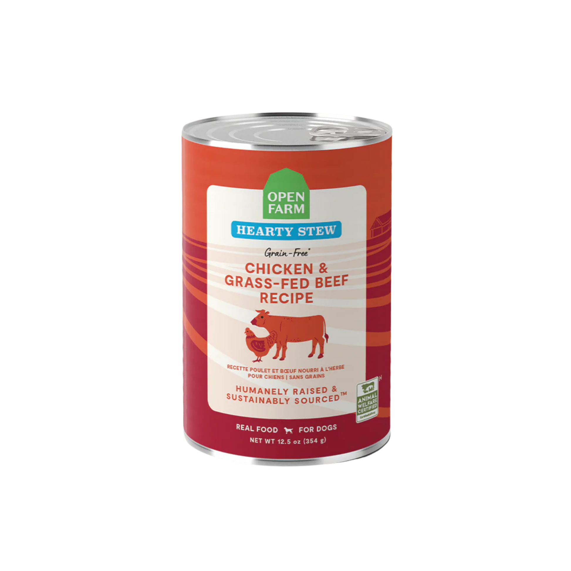 Open Farm Chicken & Grass-Fed Beef Hearty Stew Wet Dog Food