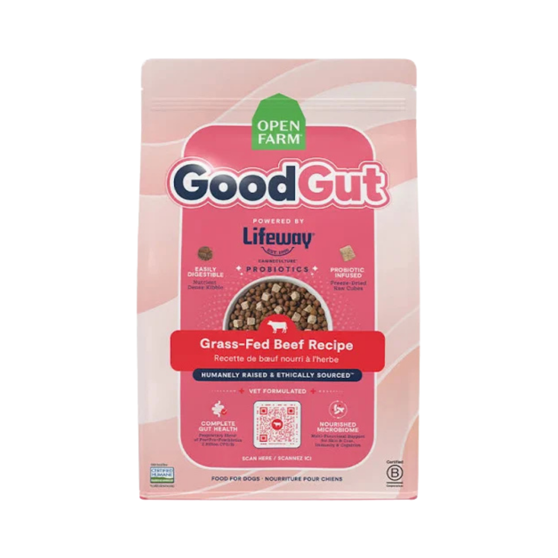 Open Farm GoodGut Grass-Fed Beef Dry Dog Food