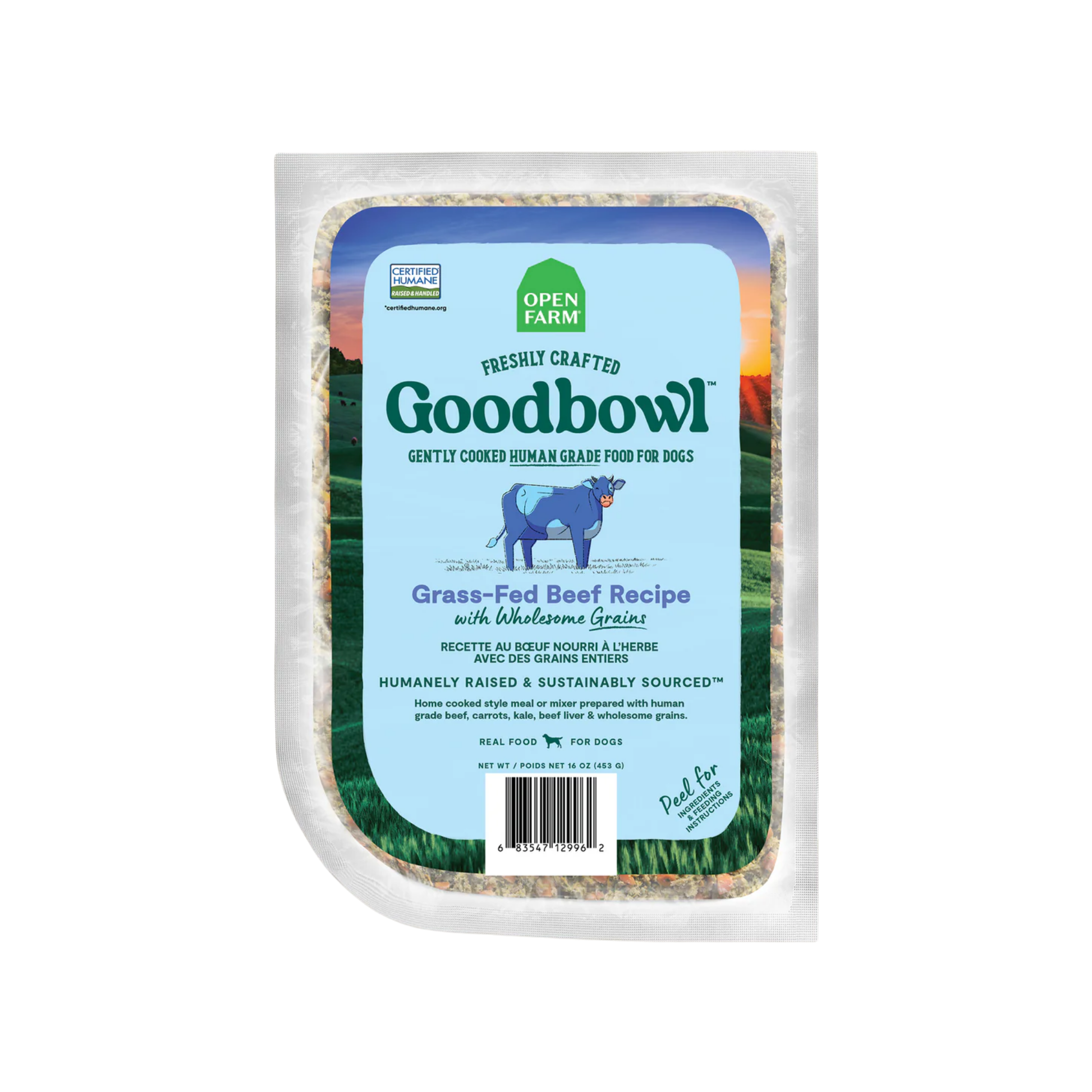 Open Farm Goodbowl Grass-Fed Beef Gently Cooked Food for Dogs