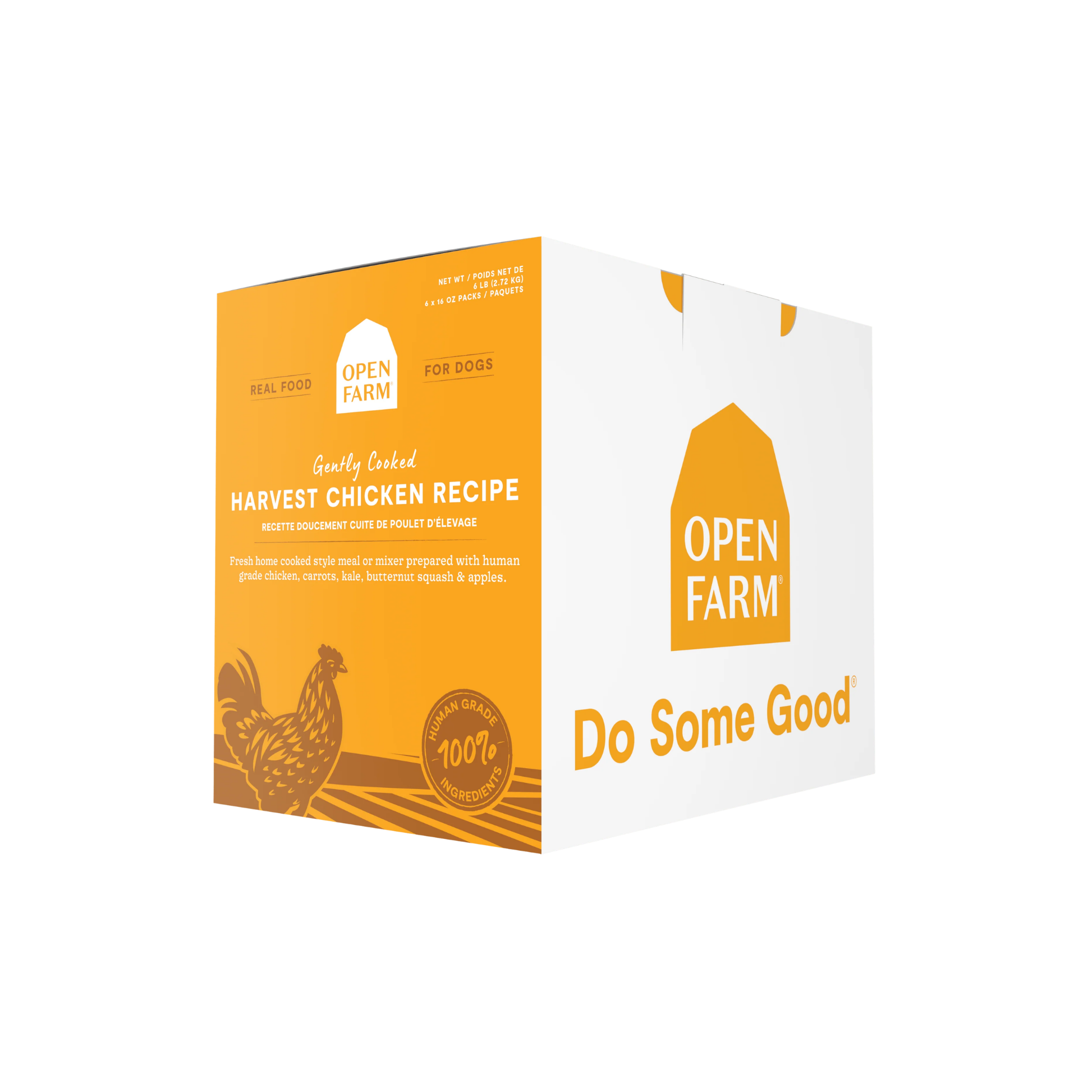 Open Farm Harvest Chicken Grain-Free Freshly Crafted Dog Food Bulk Box