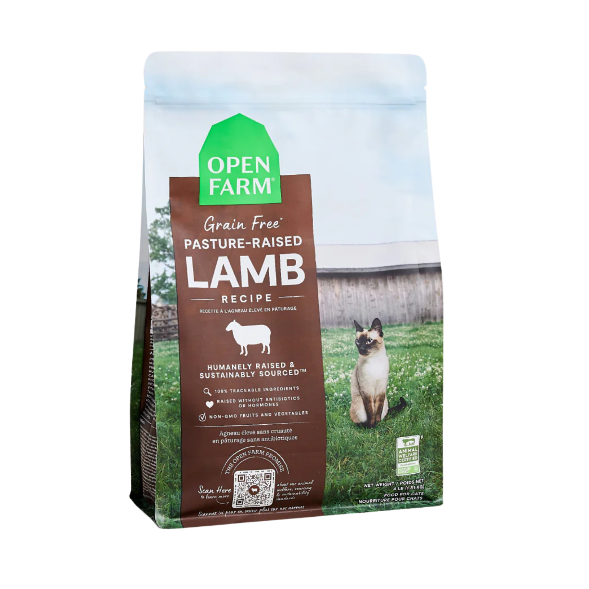 Open Farm Pasture-Raised Lamb Grain-Free Cat Kibble