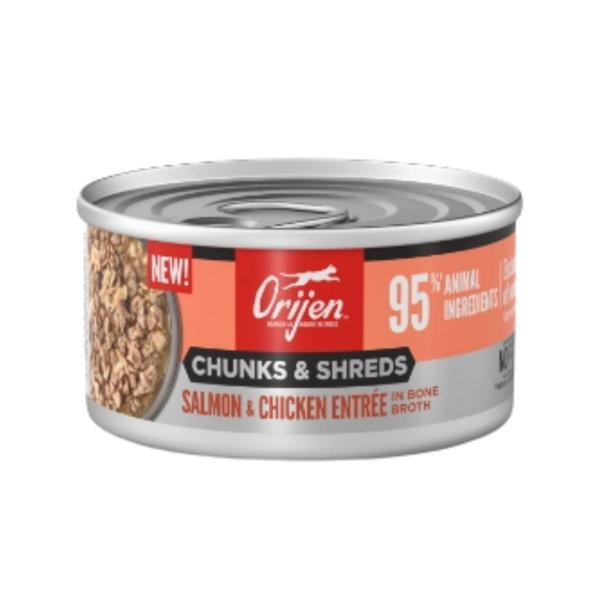 Orijen Chunks & Shreds, Salmon & Chicken Entrée Wet Cat Food