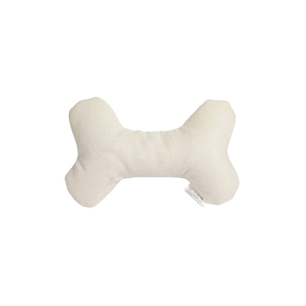 Dog Chew Toy Squeaky Cotton Canvas- T-Bone