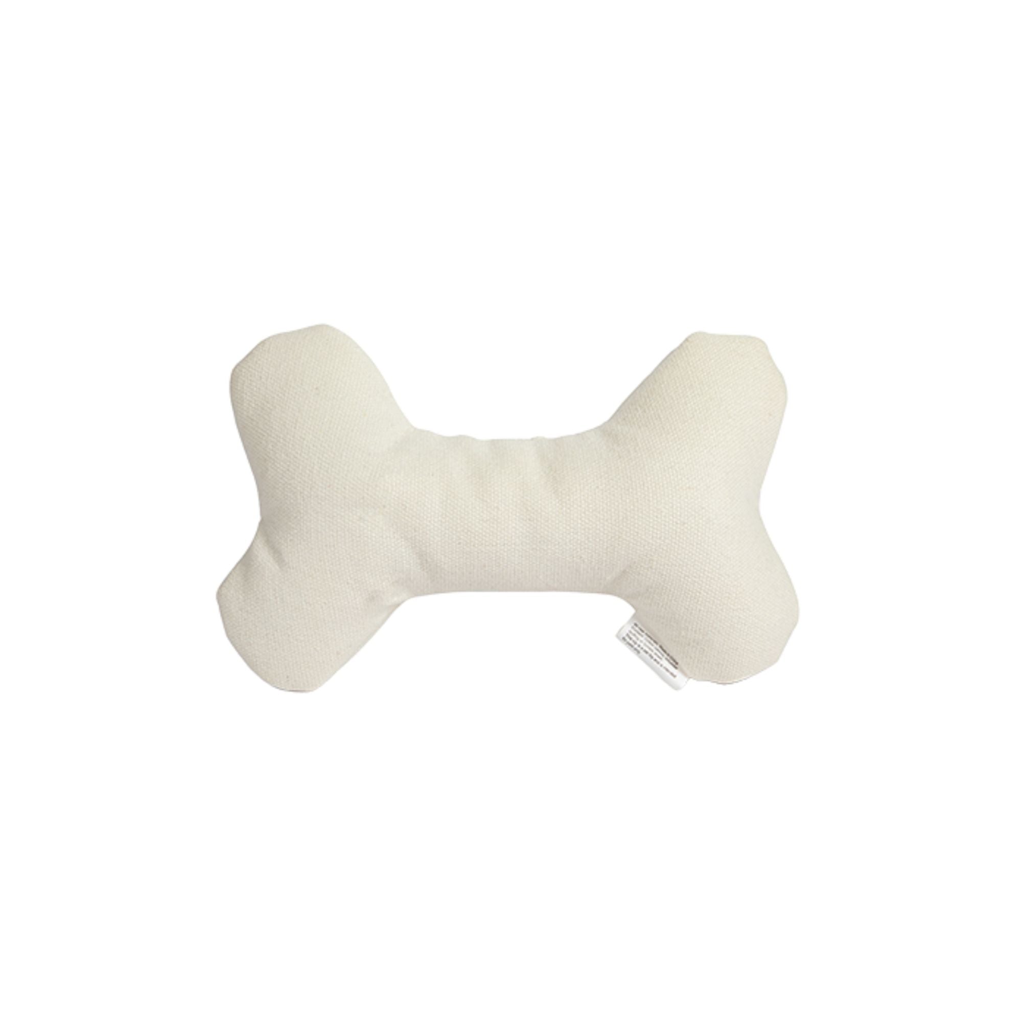 Dog Chew Toy Squeaky Cotton Canvas- T-Bone