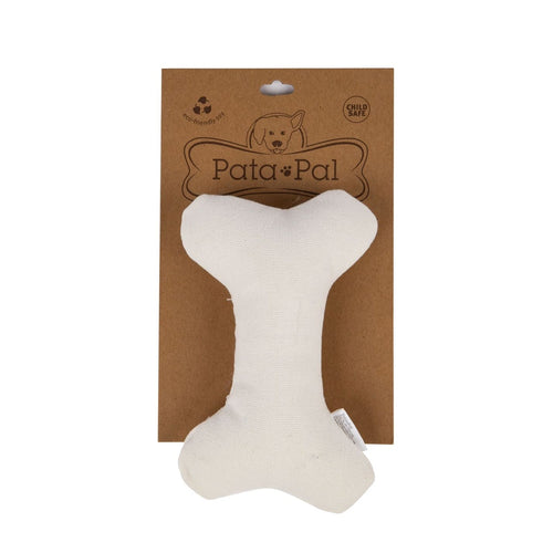 Dog Chew Toy Squeaky Cotton Canvas- T-Bone