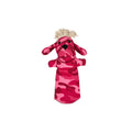 Safe Squeaky Dog and Cat Toy Cotton Canvas Chew -Pinky