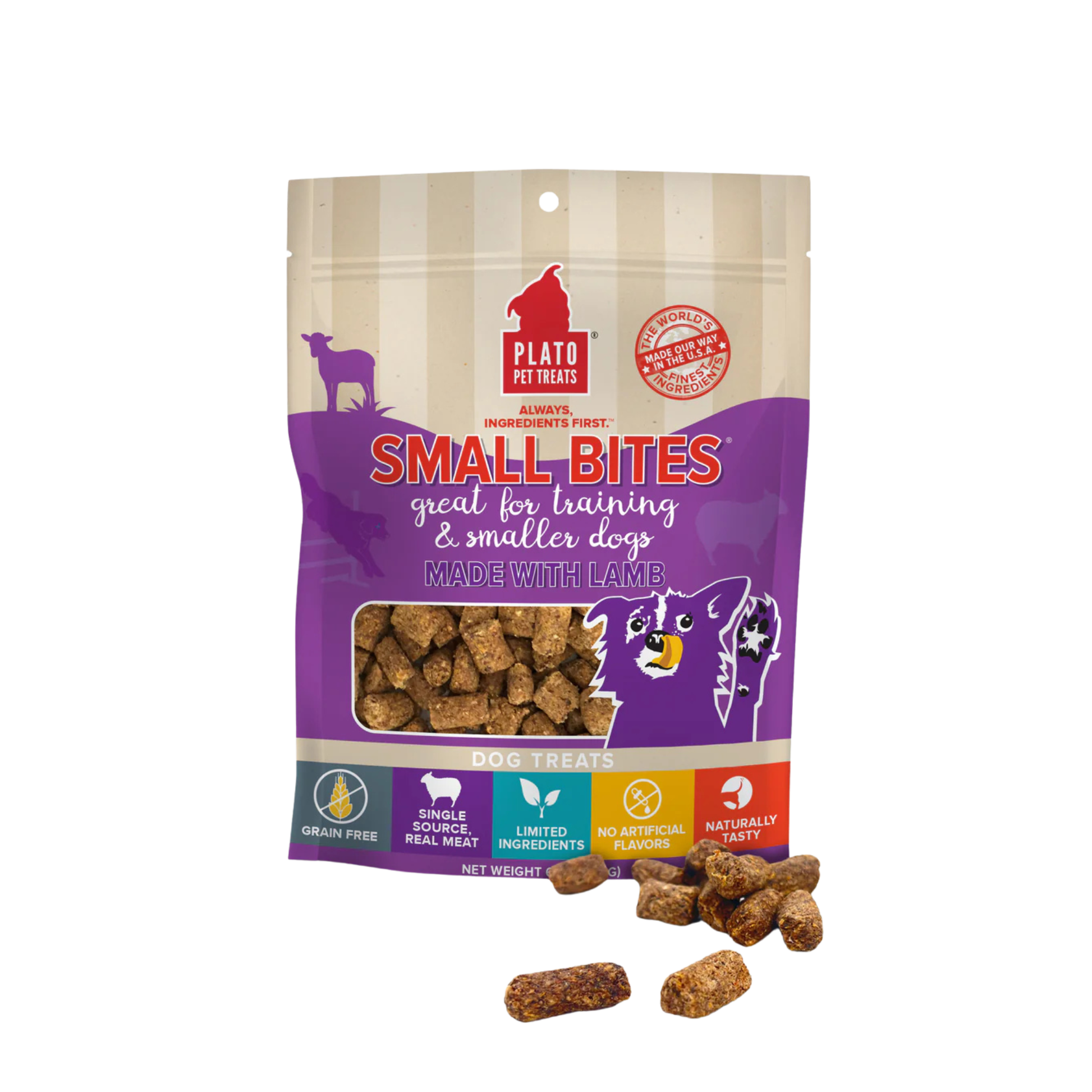Plato Small Bites With Lamb Dog Treats
