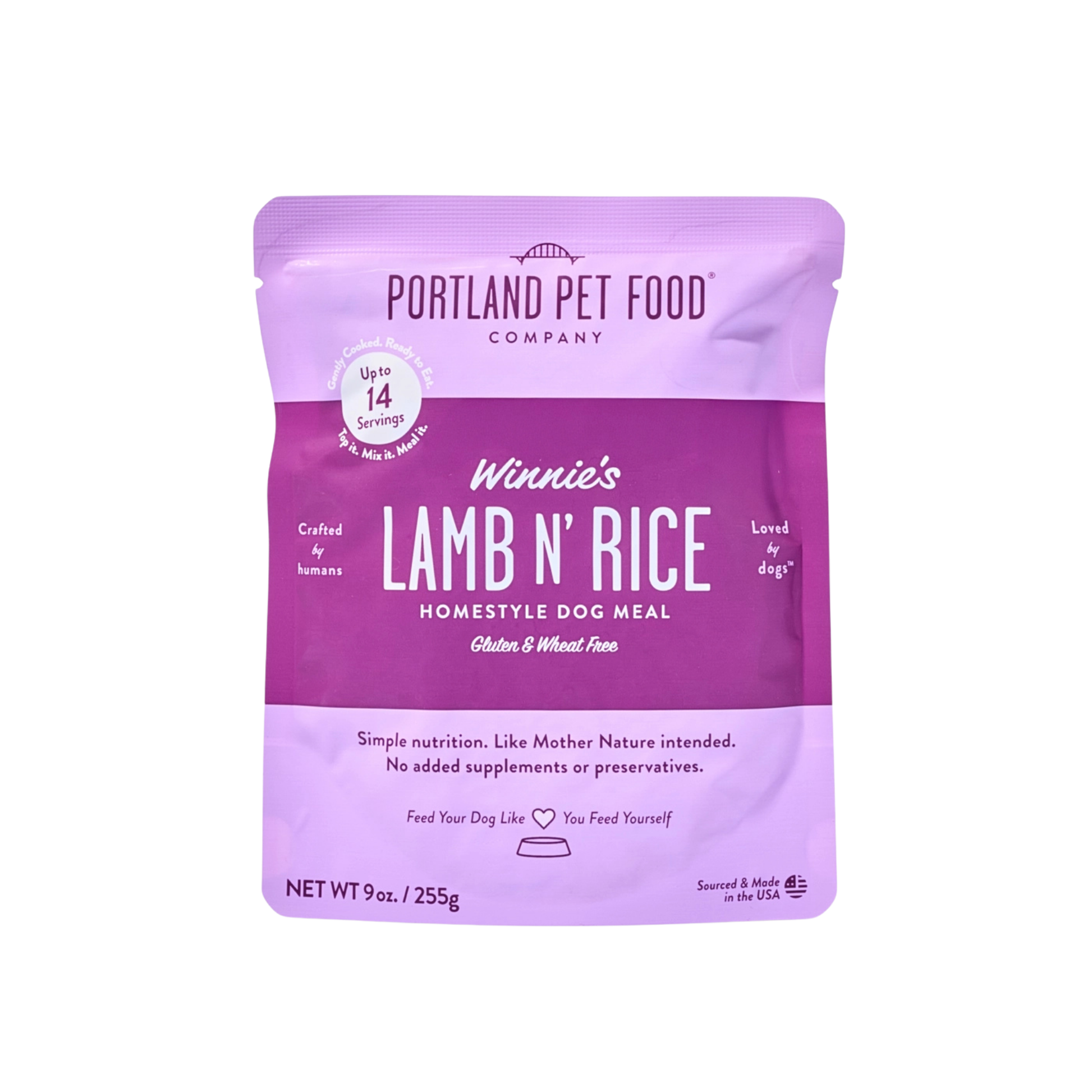 Portland Pet Food Company Winnie's Lamb N' Rice for Dogs