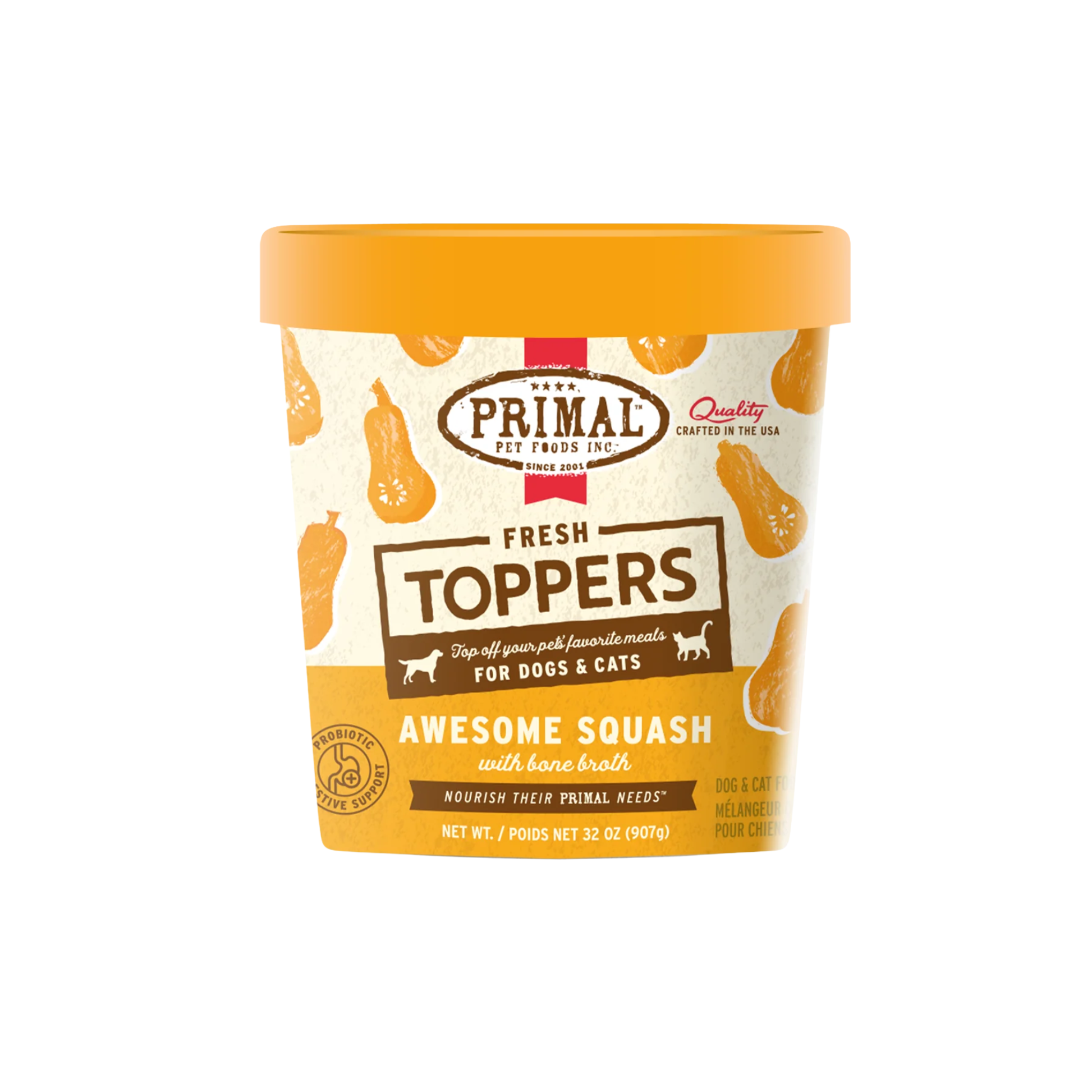 Primal Fresh Toppers for Dog & Cat Food Awesome Squash Recipe