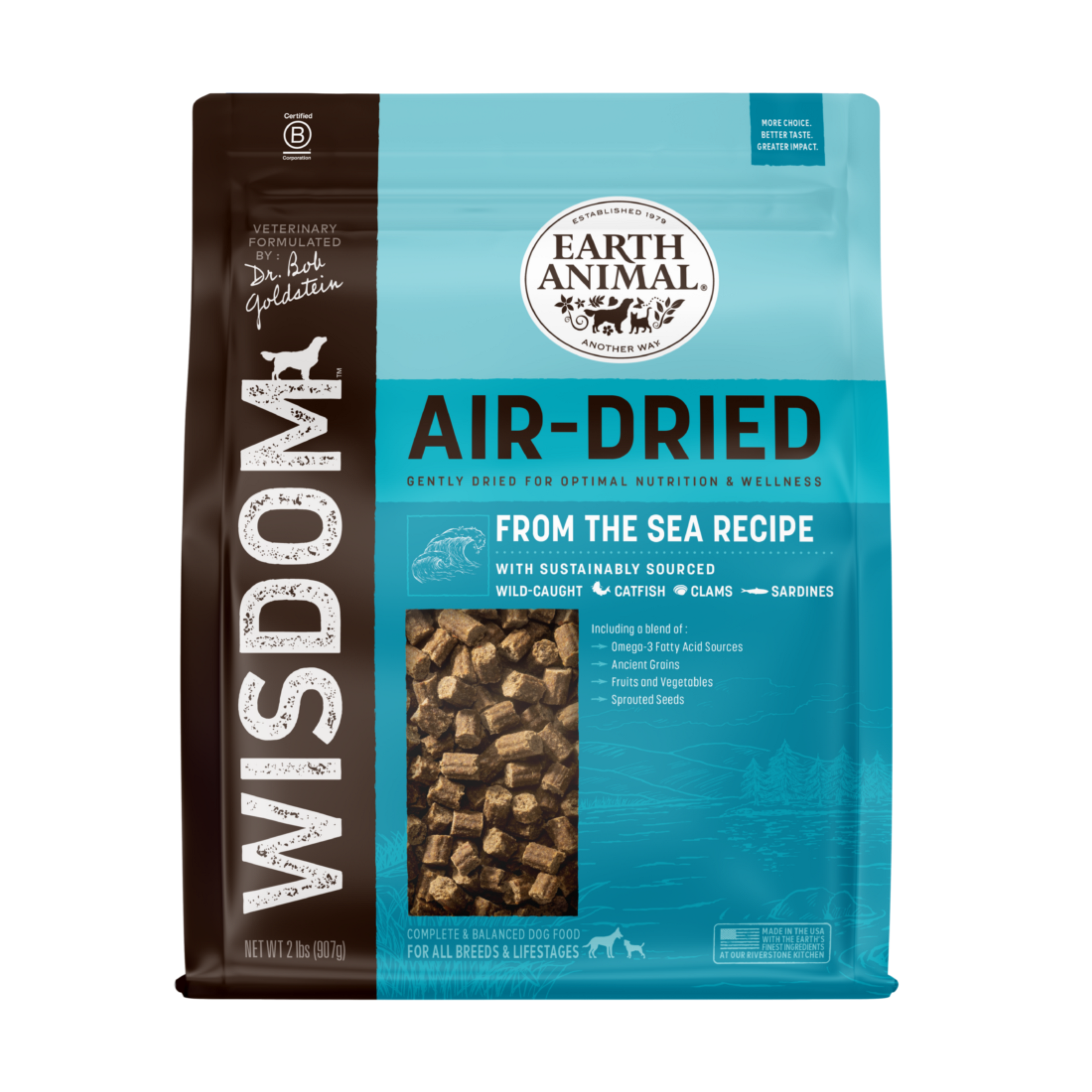 Earth Animal Wisdom Air-Dried From the Sea Recipe Dog Food