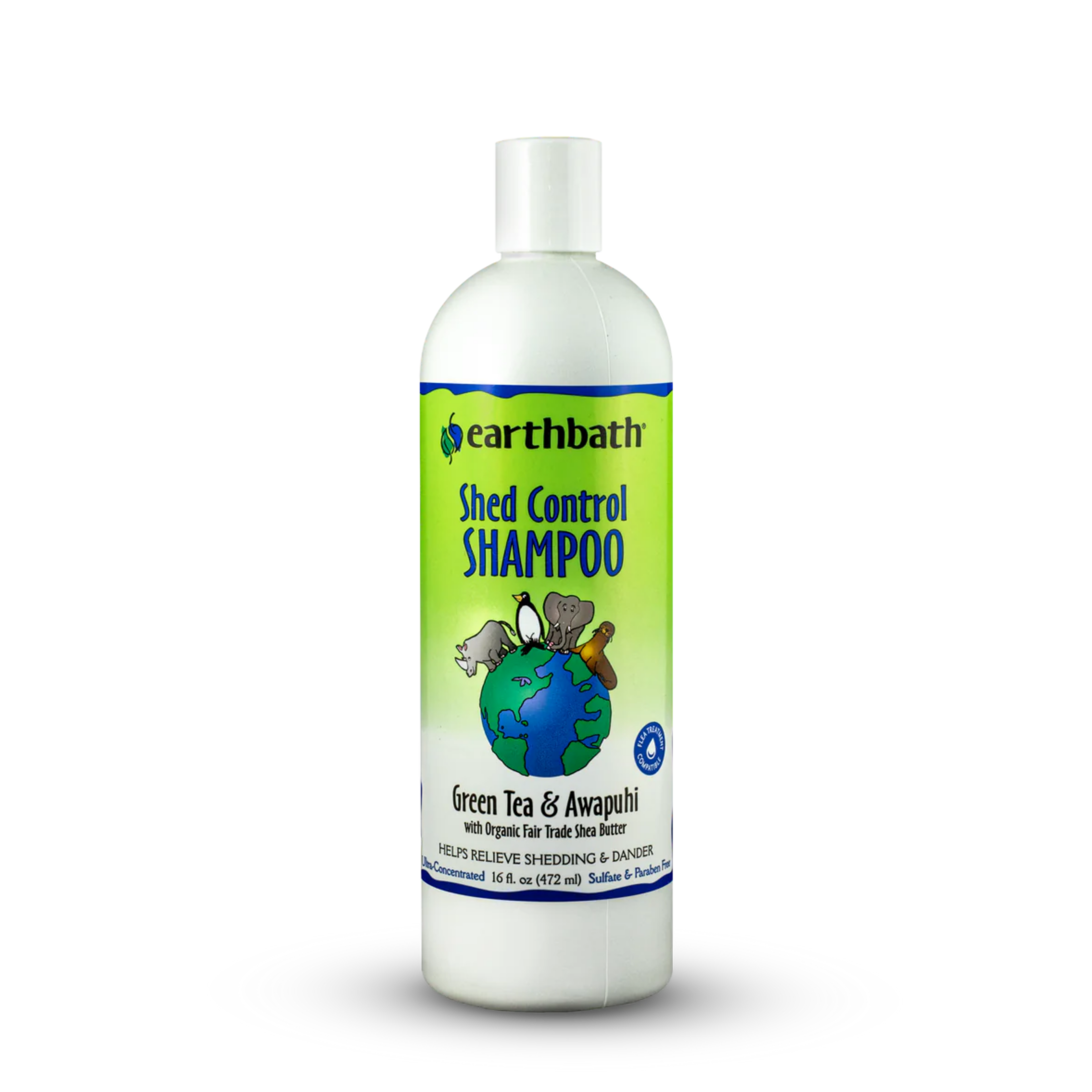 Earthbath Shed Control Shampoo: Green Tea & Awapuhi