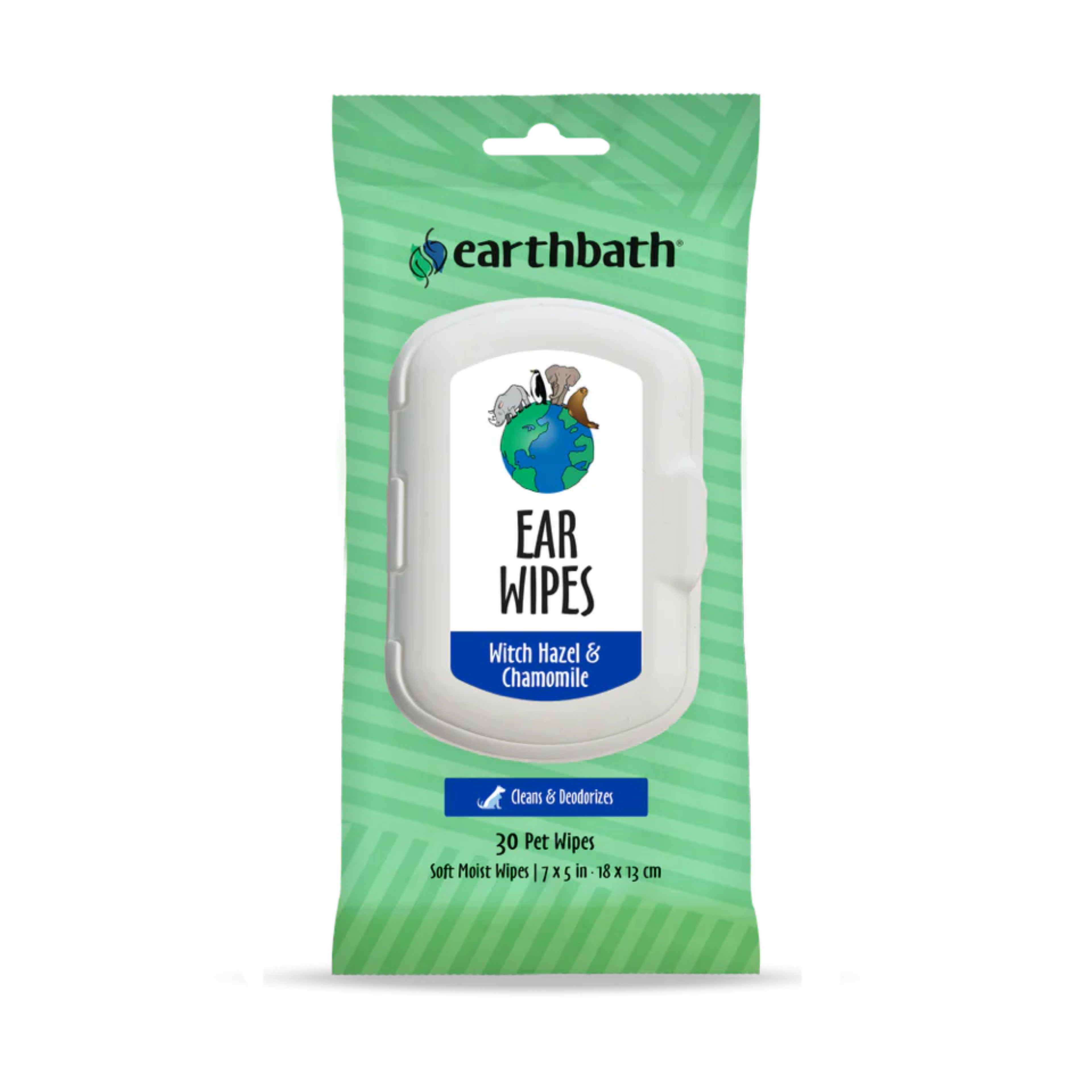 Earthbath Ear Wipes: Witch Hazel & Chamomile