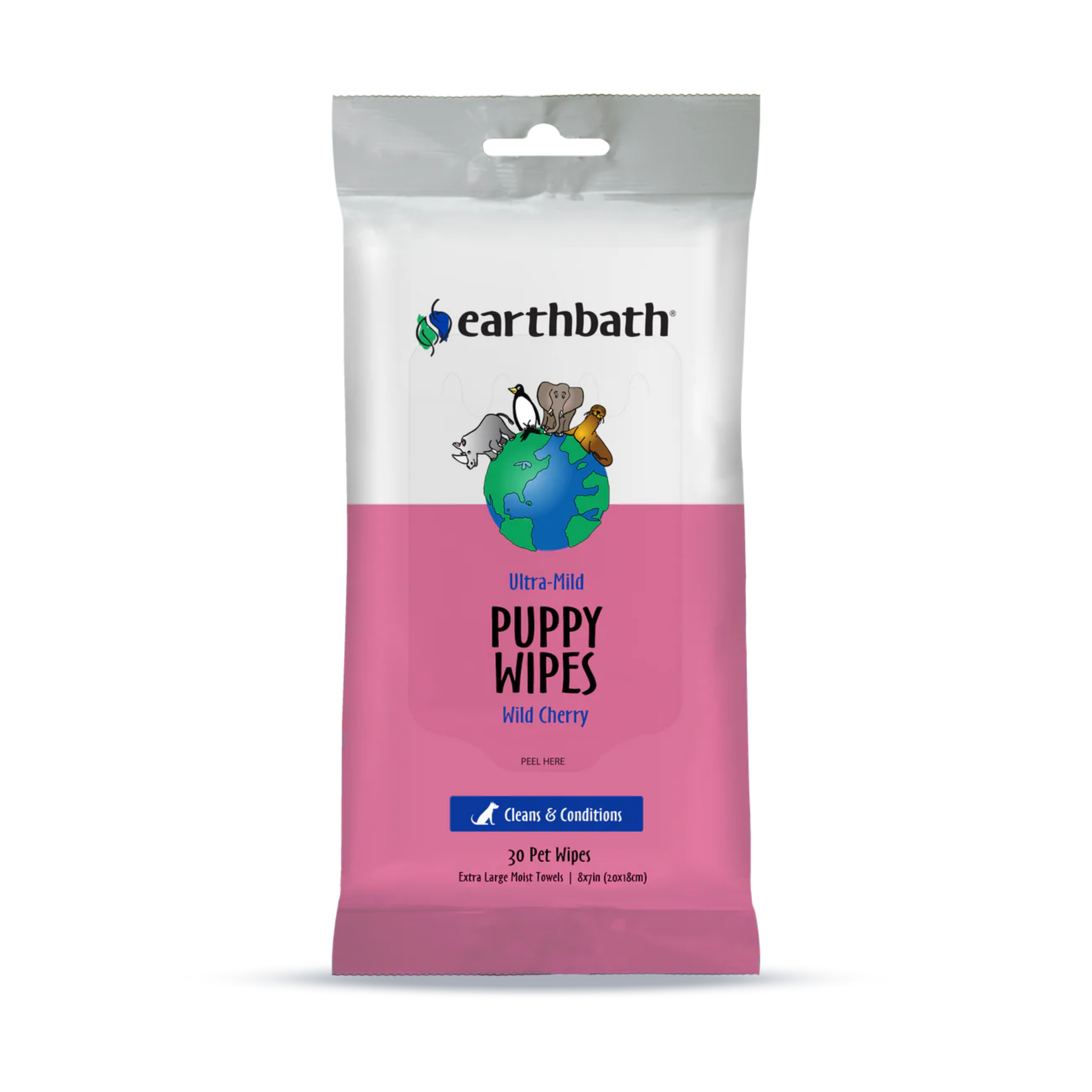 Earthbath Puppy Wipes: Wild Cherry
