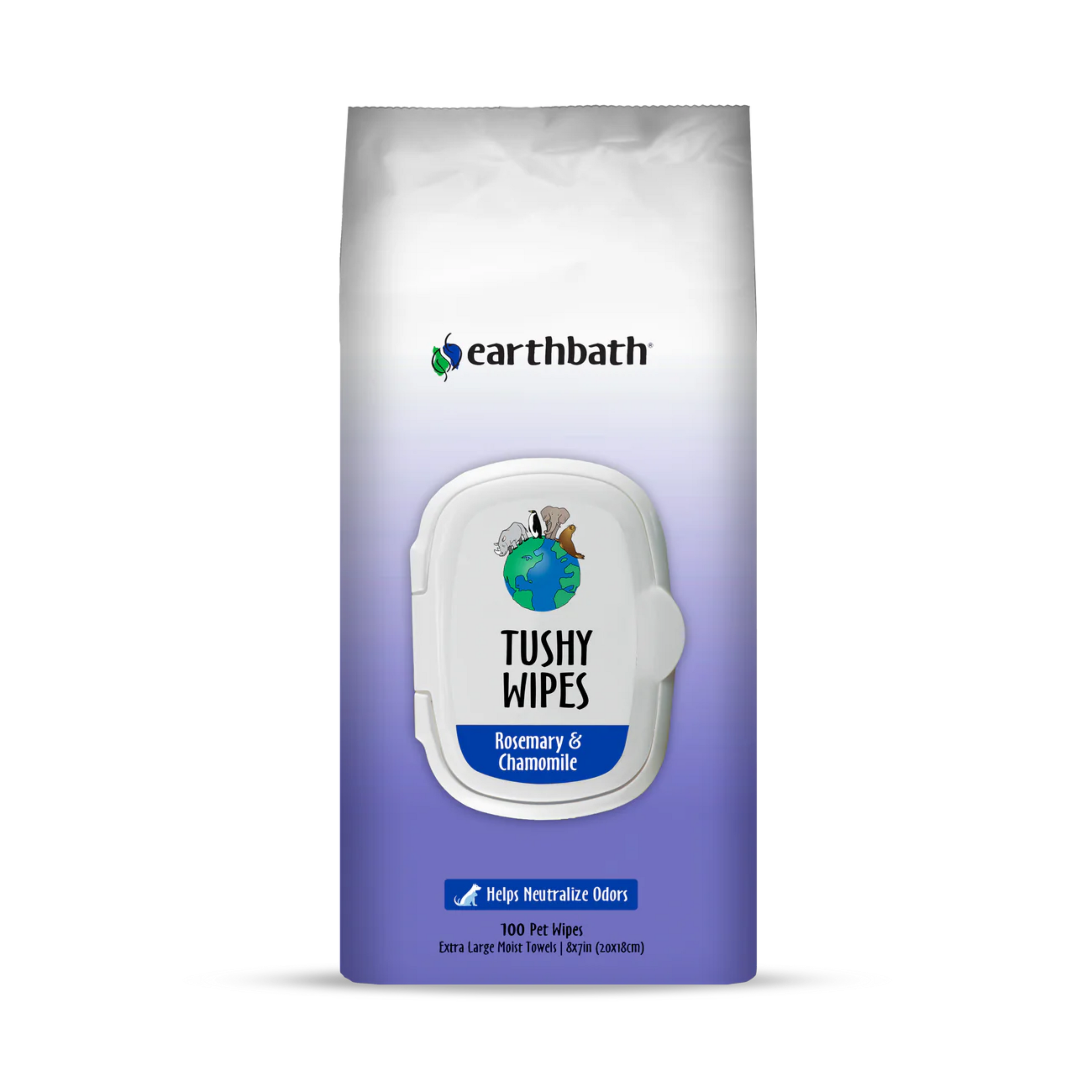 Earthbath Tushy Wipes: Rosemary & Chamomile