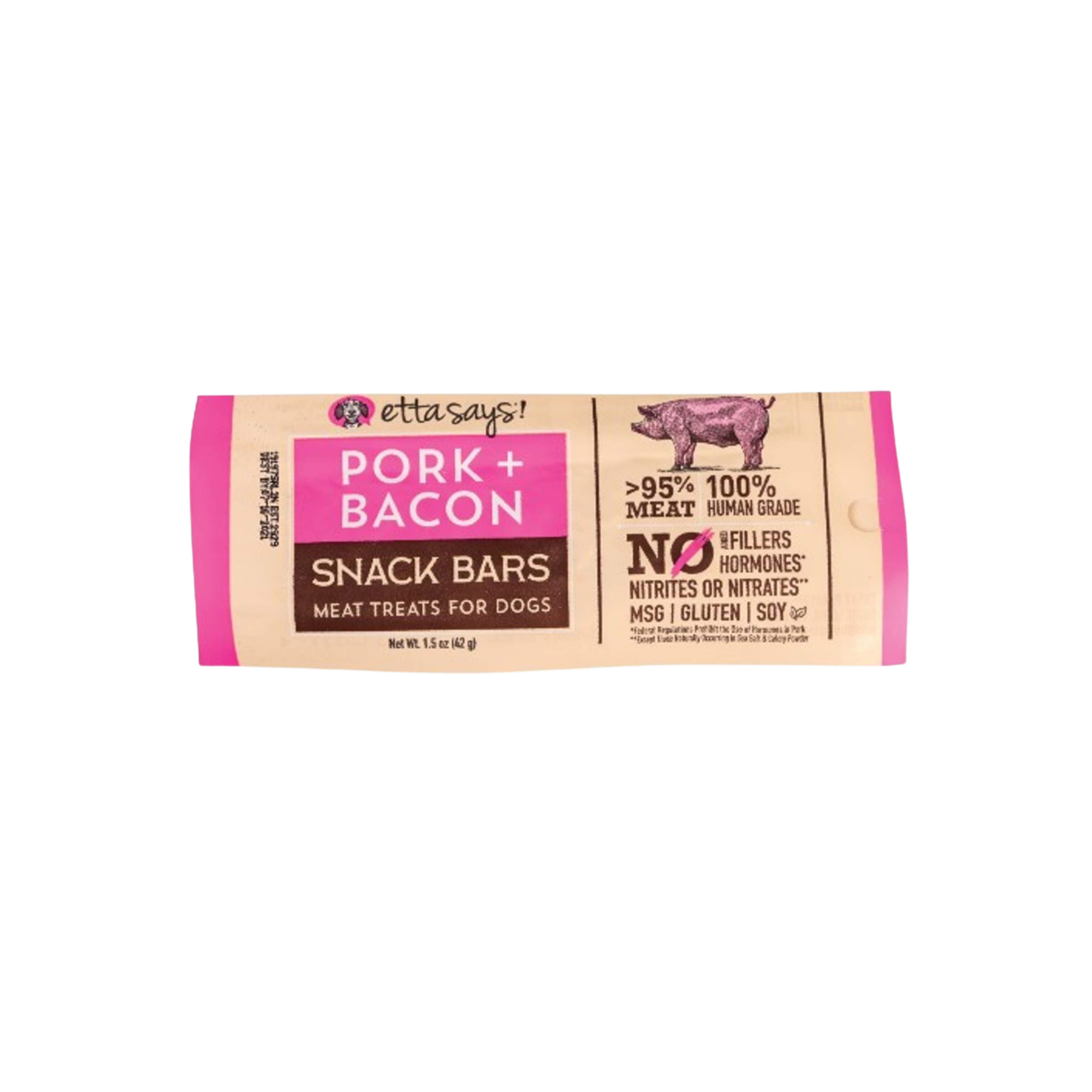 Etta Says Pork & Bacon Snack Bars