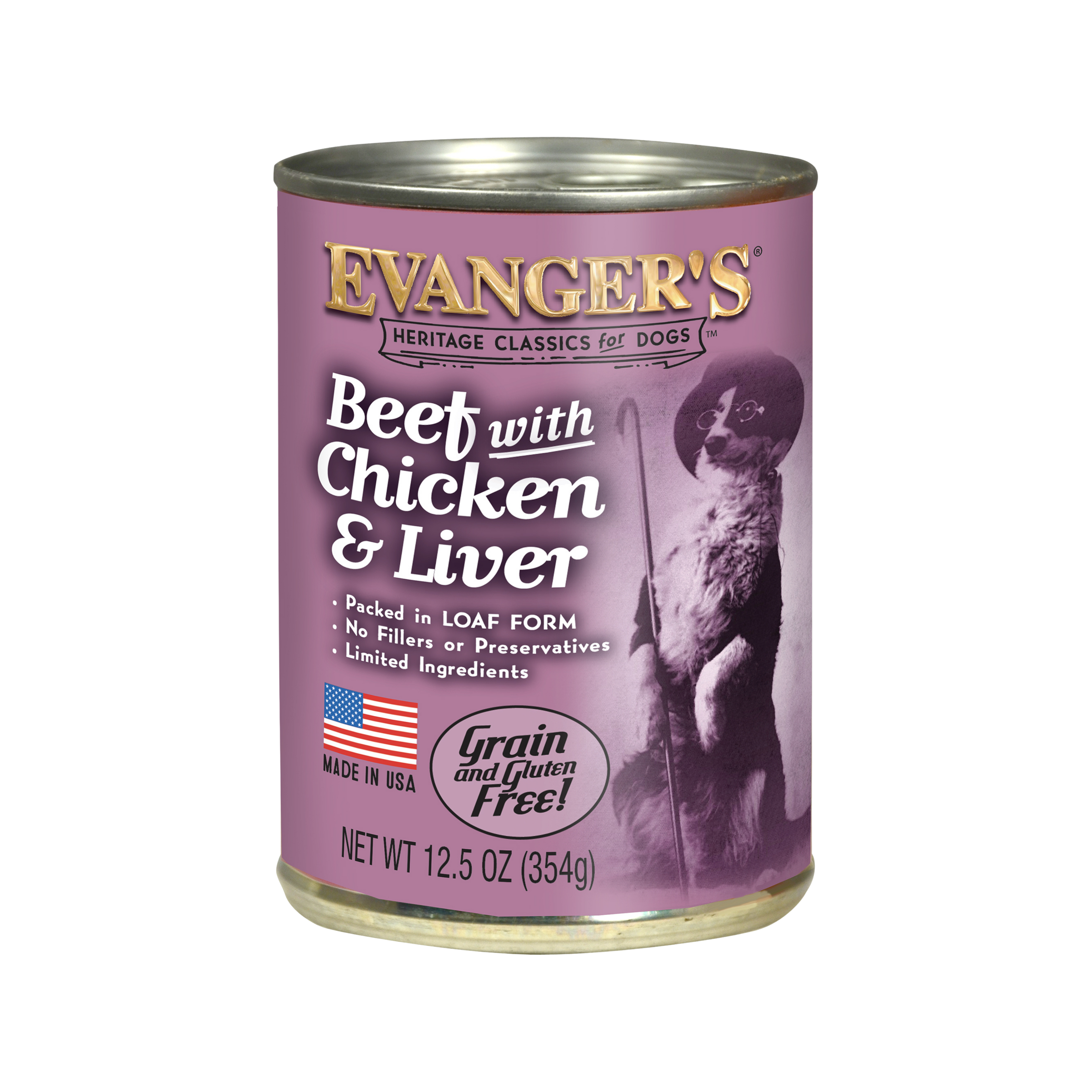 Evanger's Heritage Classic Beef with Chicken & Liver