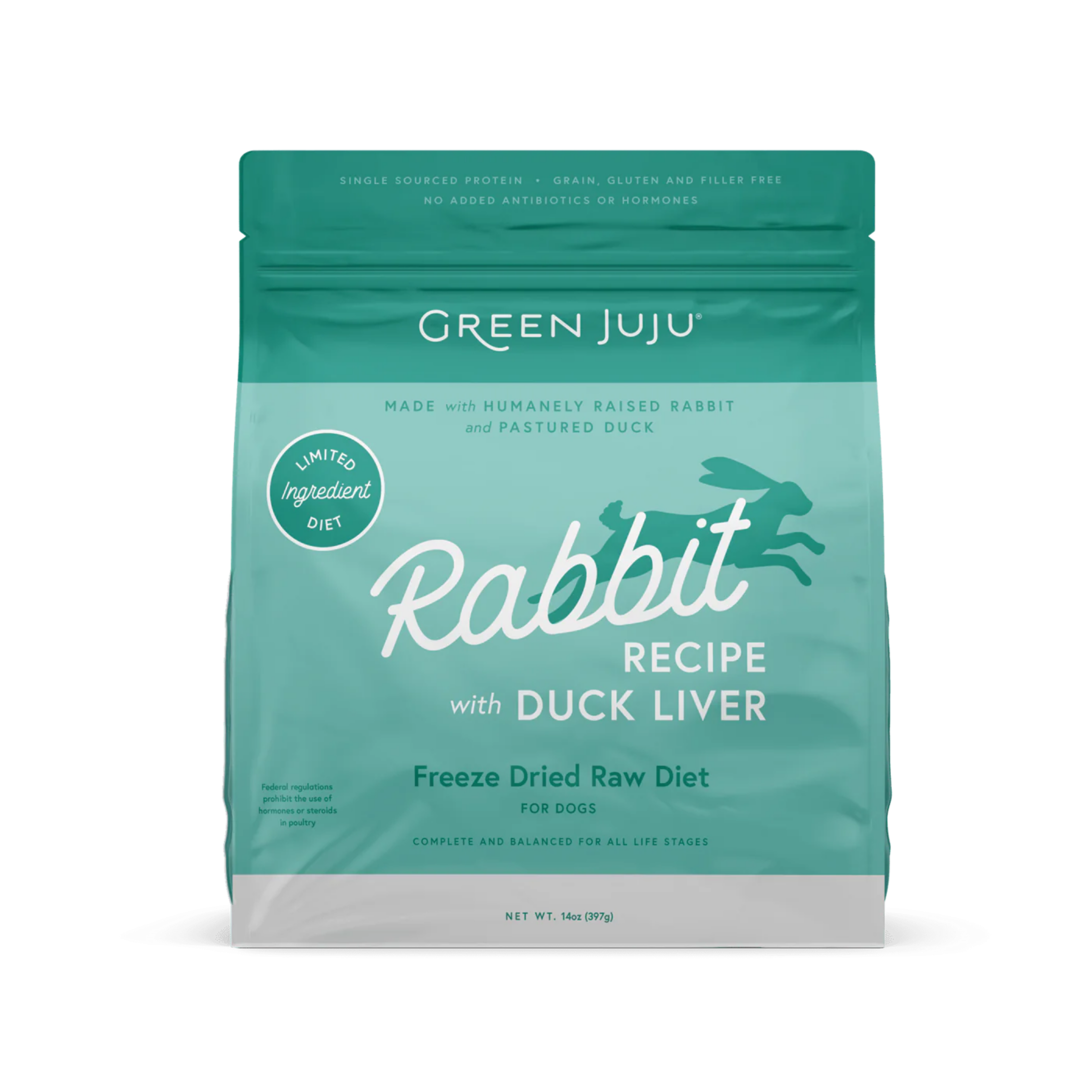 Green Juju Rabbit Recipe with Duck Liver