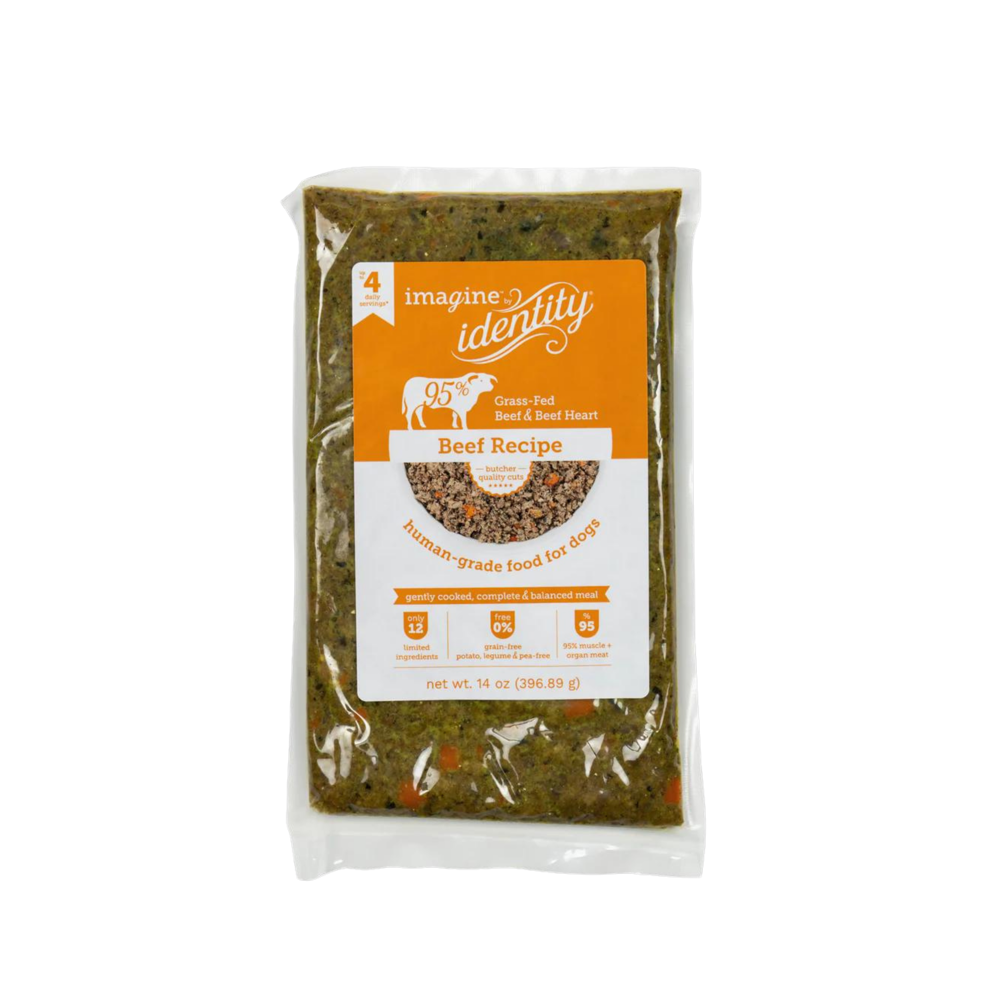 Identity Imagine 95% Beef Gently Cooked Dog Food Recipe
