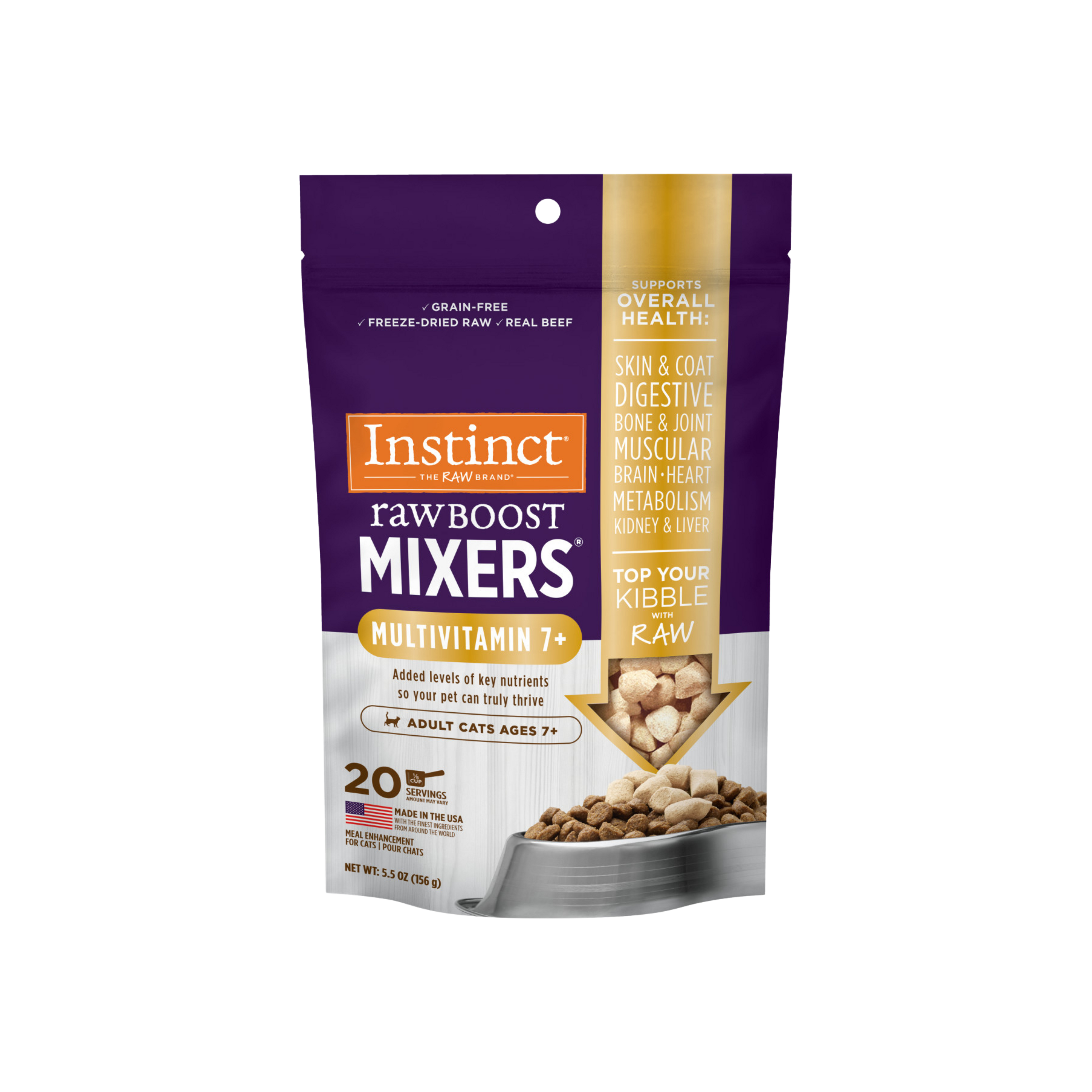 Instinct Raw Boost Mixers Multivitamin for Adult Cats Ages 7+
