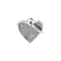 Myfamily Grey Glitter ID Tag