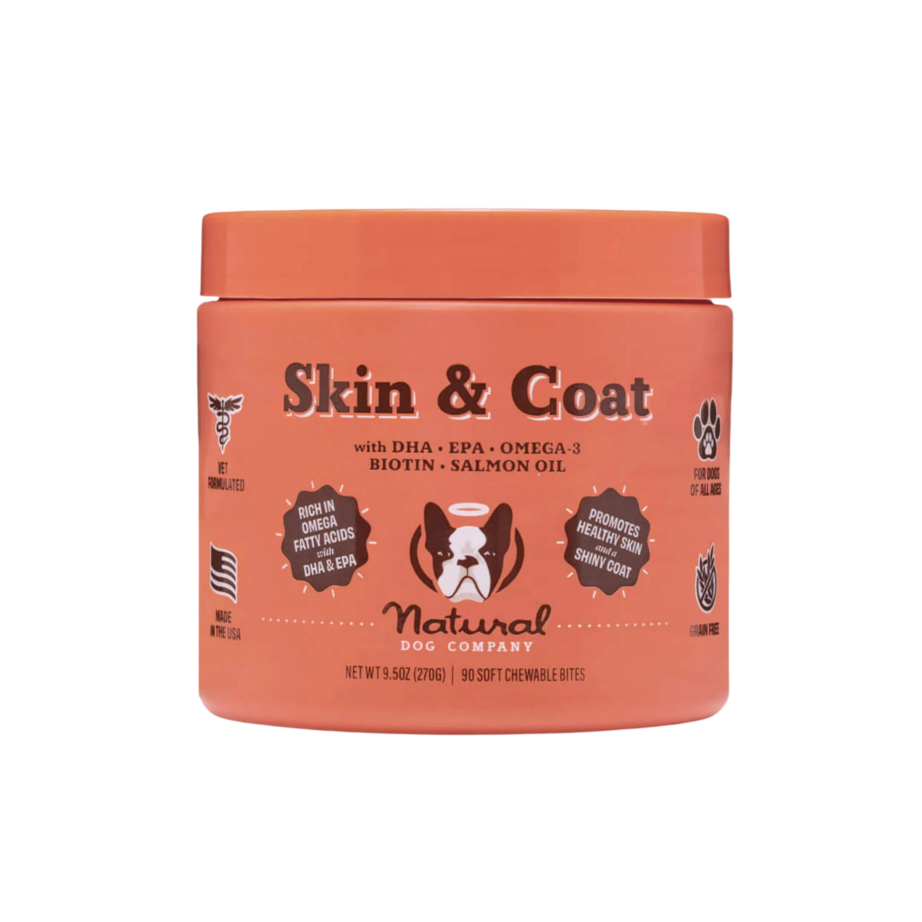 Natural Dog Skin & Coat Supplement
