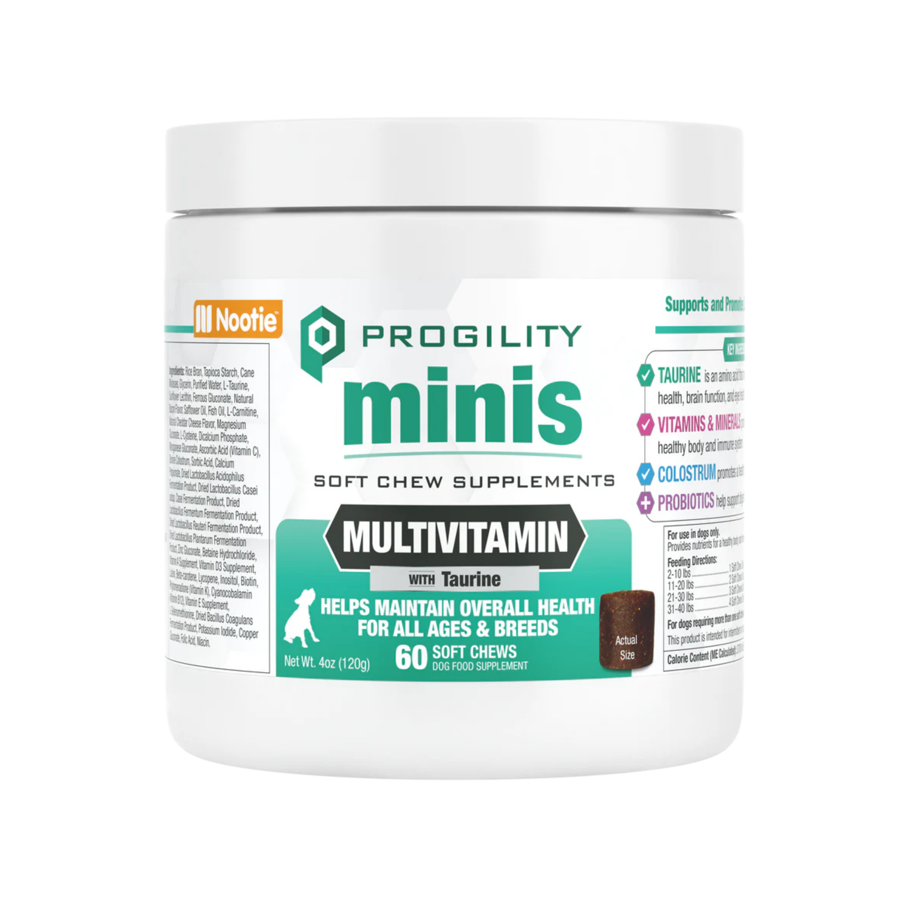 Nootie Progility Minis Soft Chew Supplements