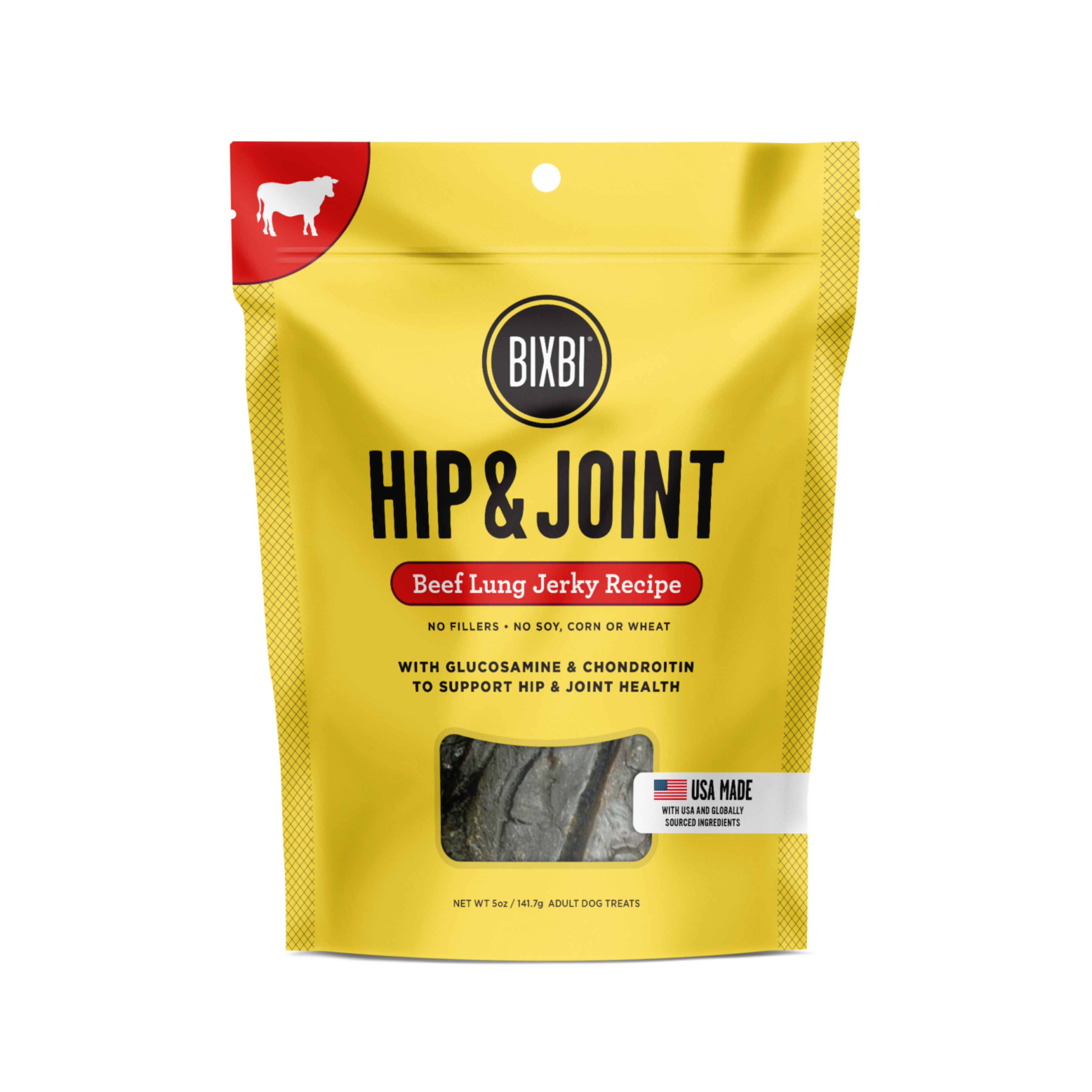 BIXBI Hip & Joint Jerky Treats for Dogs