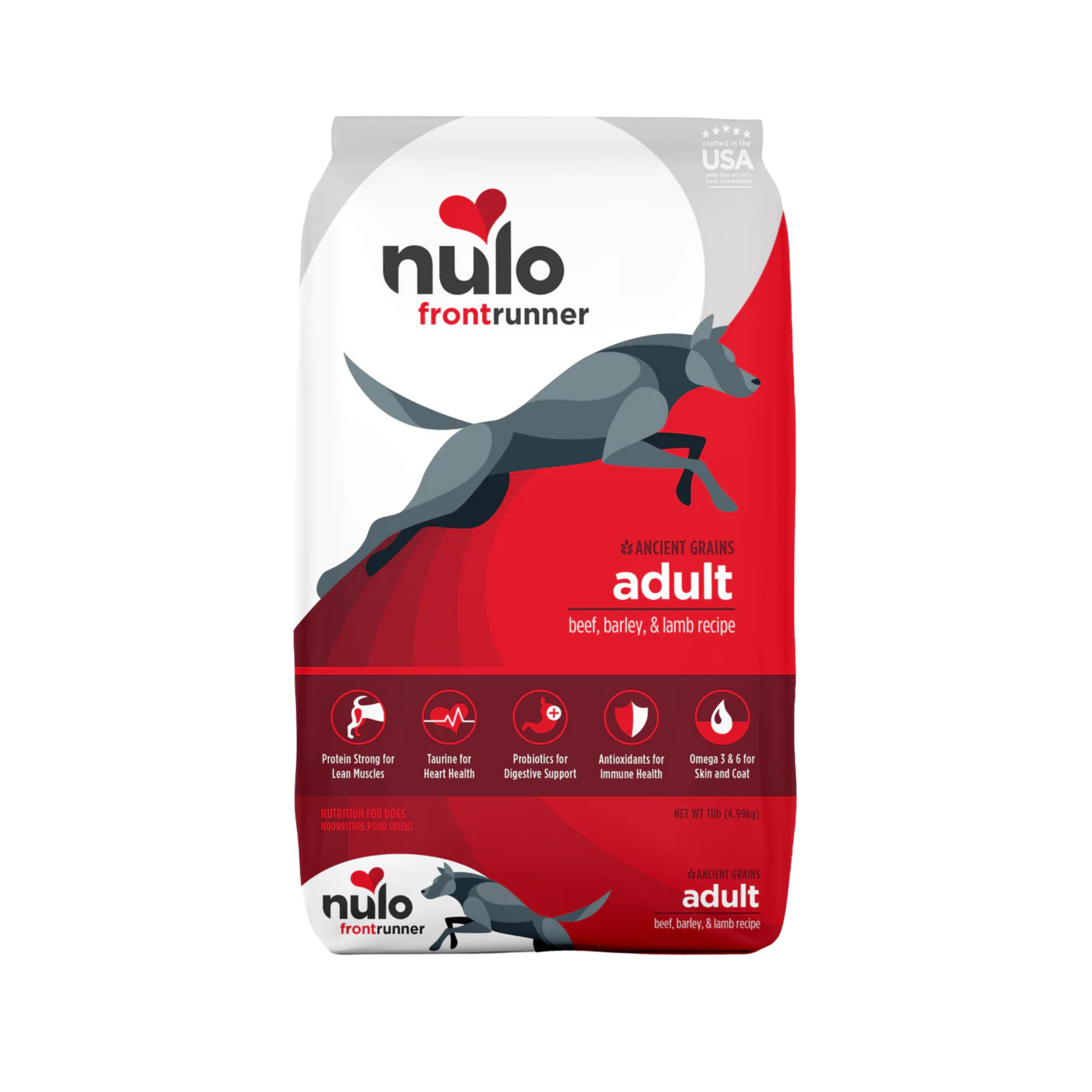 Nulo Frontrunner High-Protein Kibble Beef, Barley & Lamb Recipe