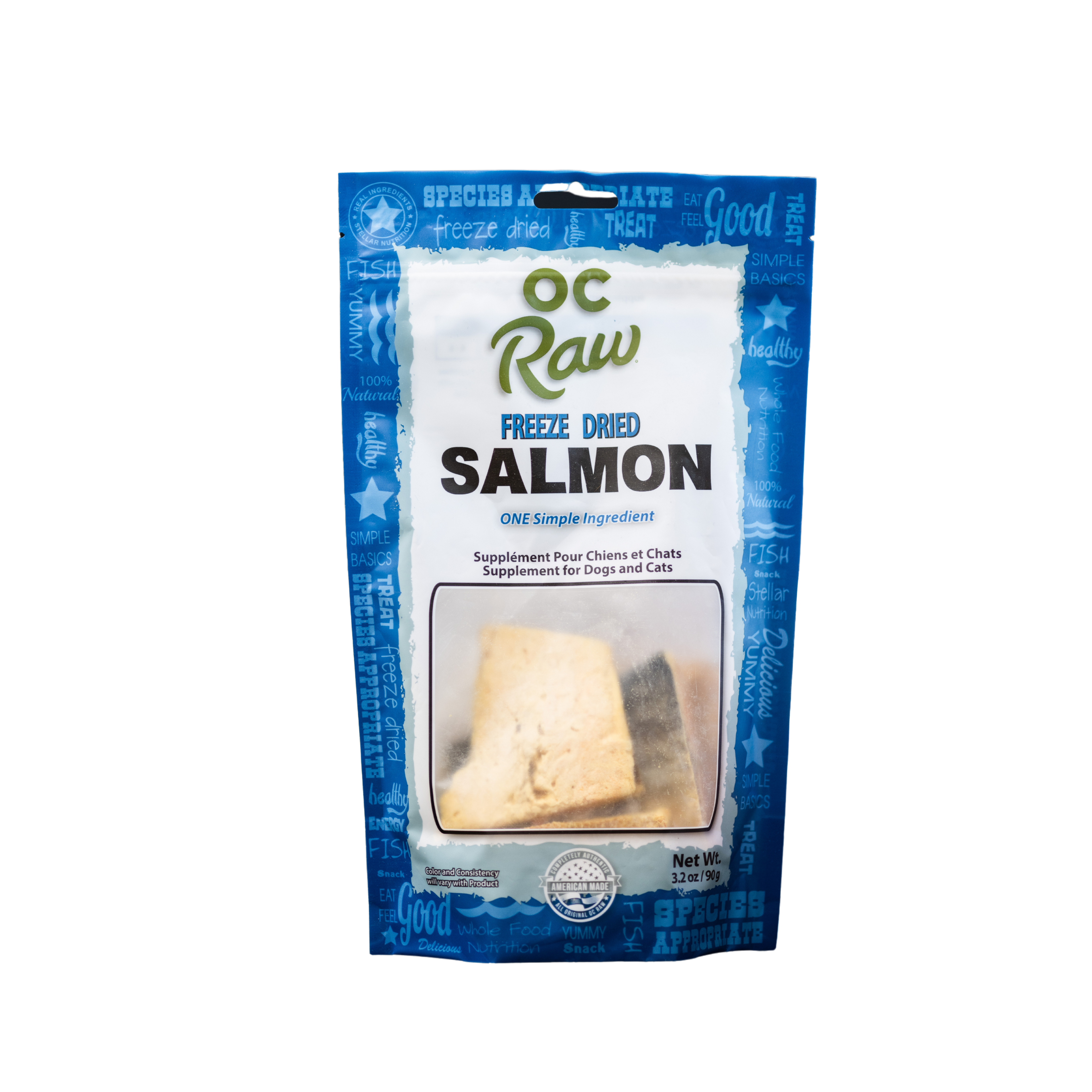 OC Raw Freeze Dried Salmon Dog & Cat Treats